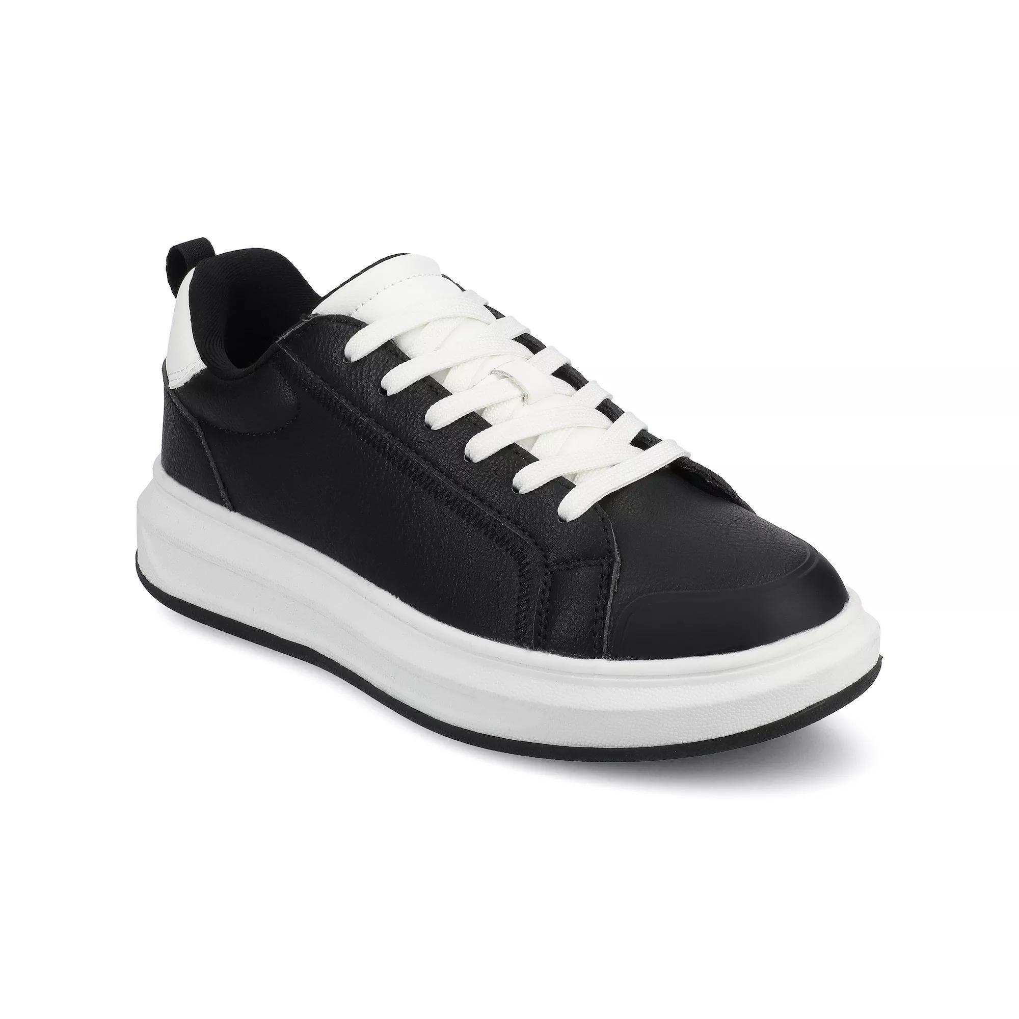 Journee Meeya Womens Casual Lace-Up Sneakers Product Image