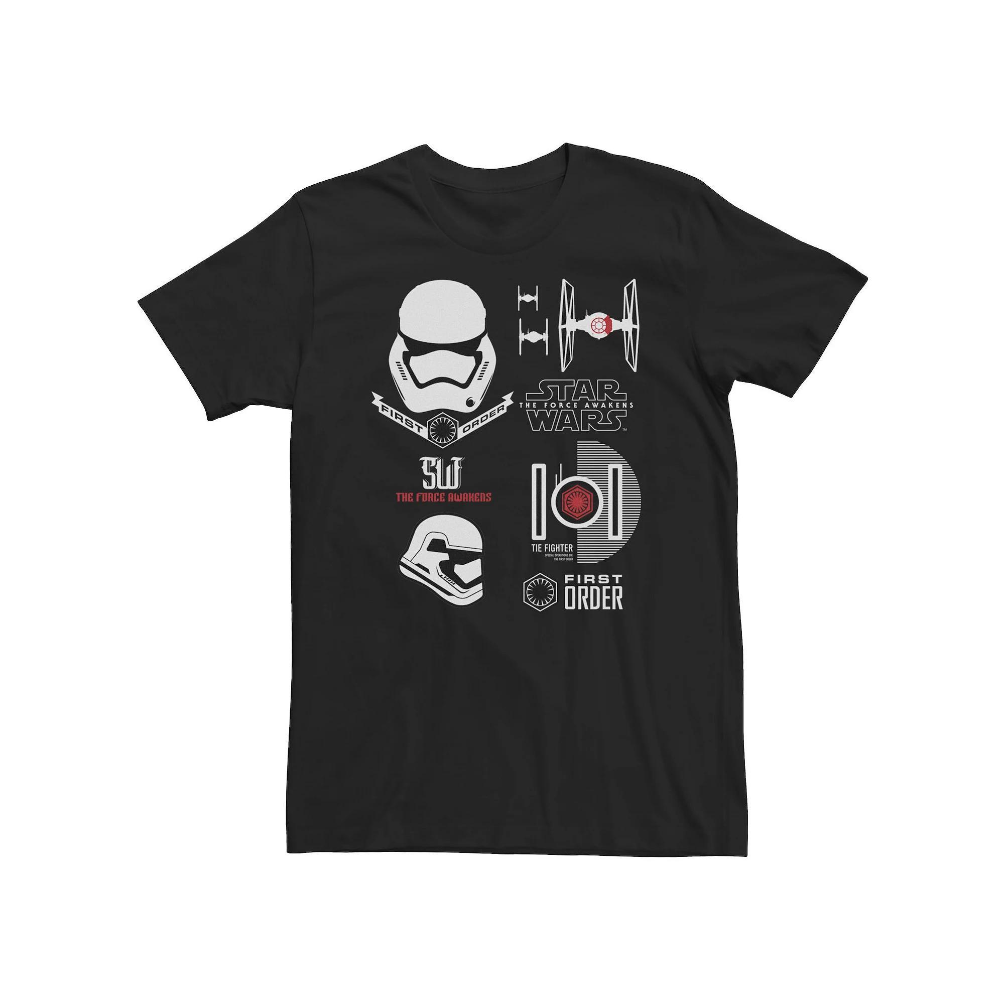 Big & Tall Star Wars Sponsored By Tee, Mens Product Image