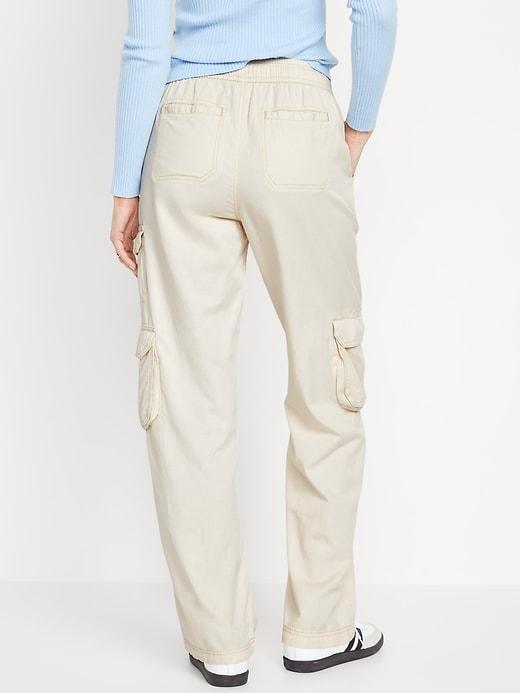Mid-Rise Cargo Pants Product Image