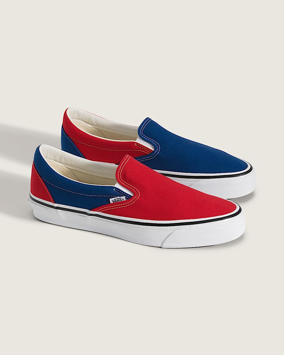 OTW by Vans X Engineered Garments Classic Slip-On 98 in Black / Dress Blues| Vans US Product Image