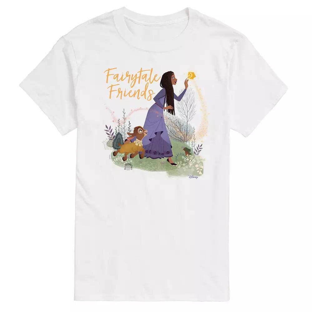 Disneys Wish Big & Tall Fairytale Friends Graphic Tee, Mens Product Image