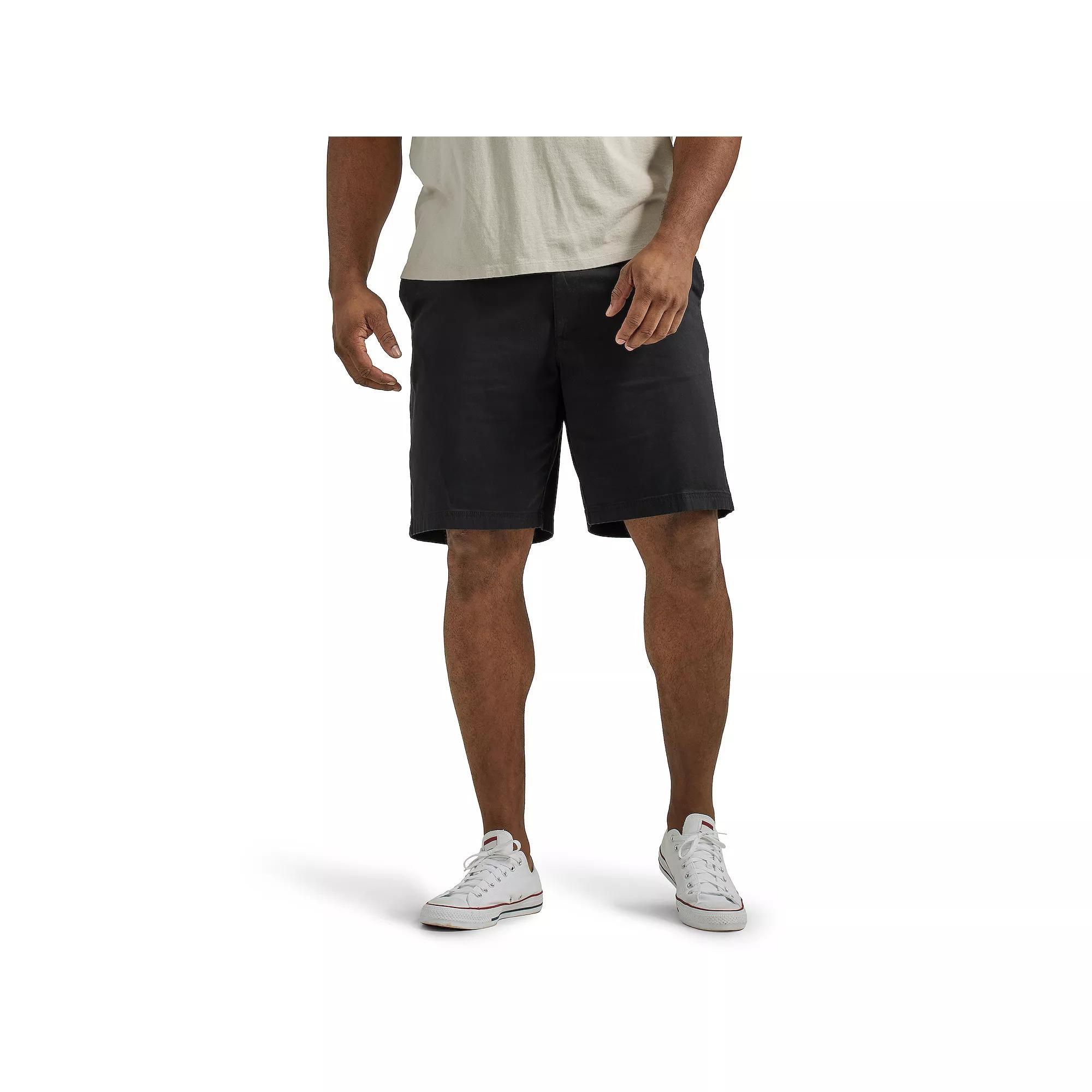 Mens Lee 10 Extreme Motion Flat Front Shorts Blue Product Image