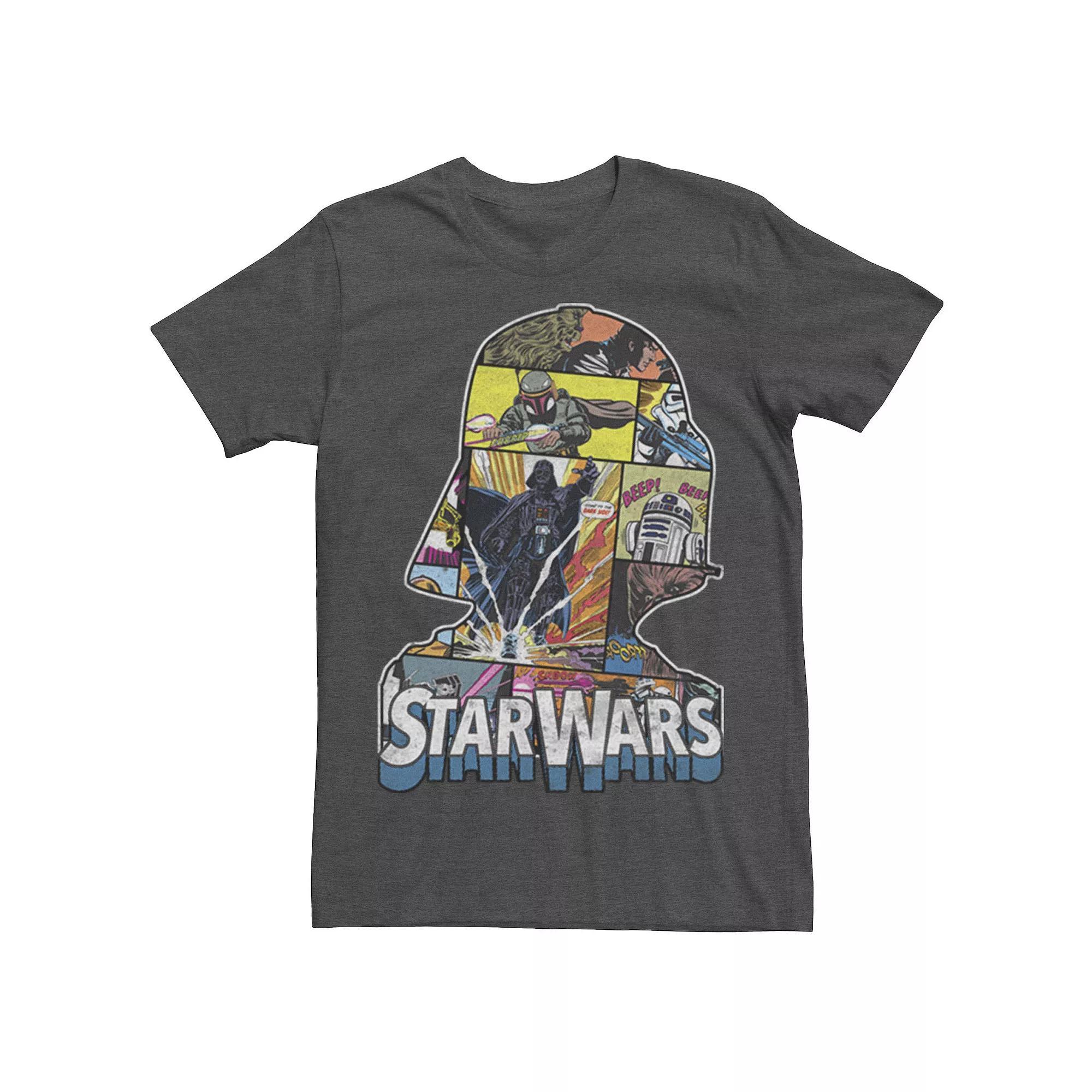 Men's Star Wars Darth Vader Has A Lot On His Mind Tee, Size: Large, Red Grey Product Image