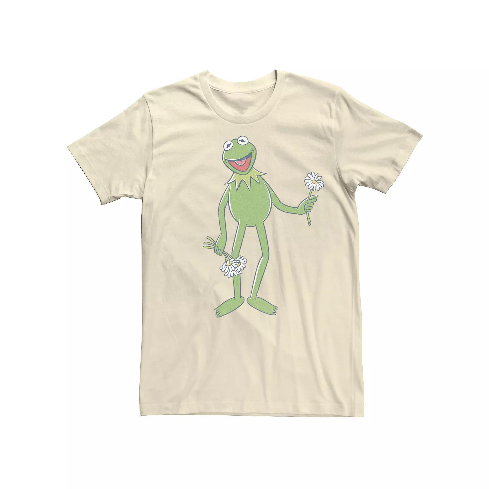 Disney's The Muppets Kermit The Frog Men's Portrait Tee, Size: Small, Natural Product Image