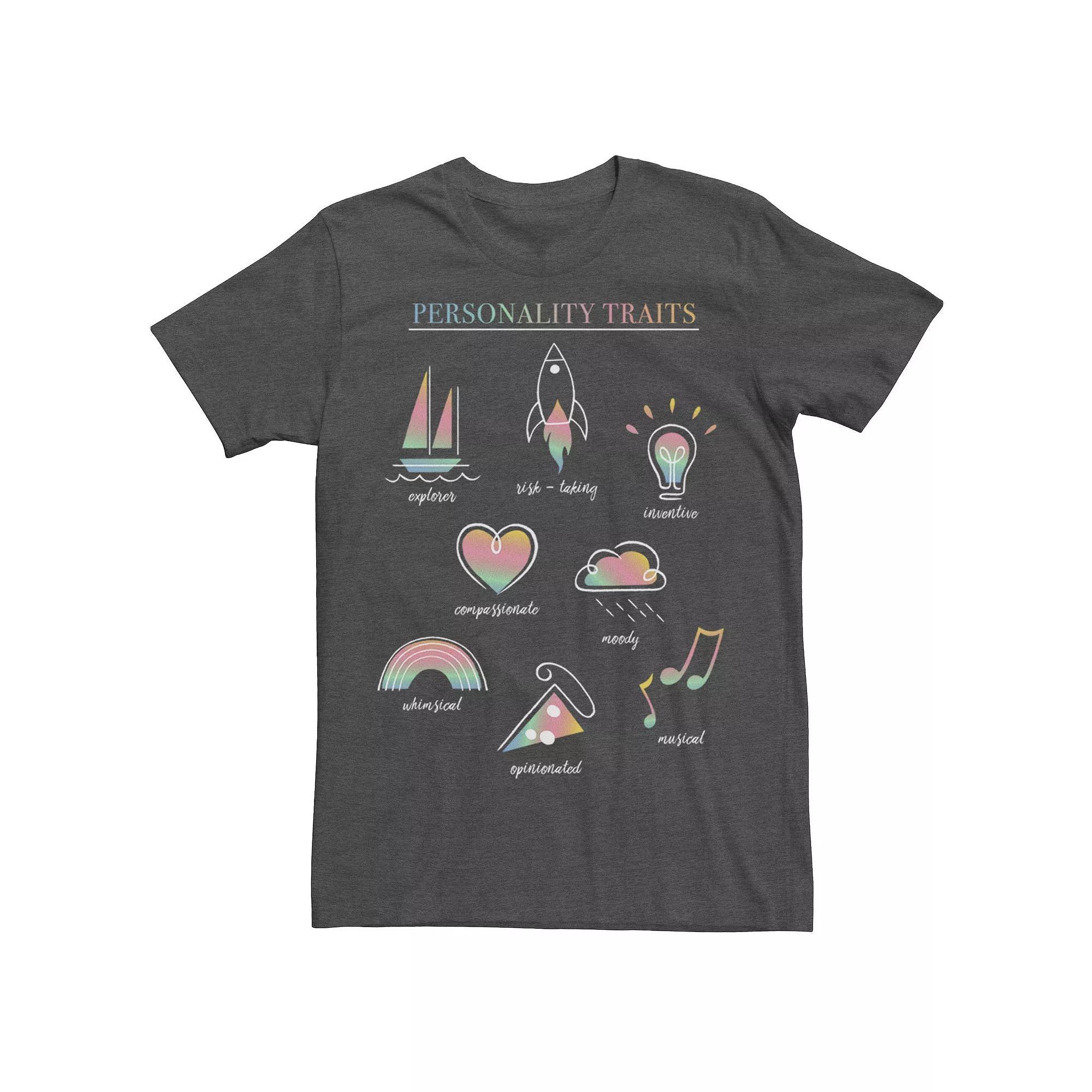 Men's What You Missed Checklist Tee, Size: Small, Royal Grey Product Image