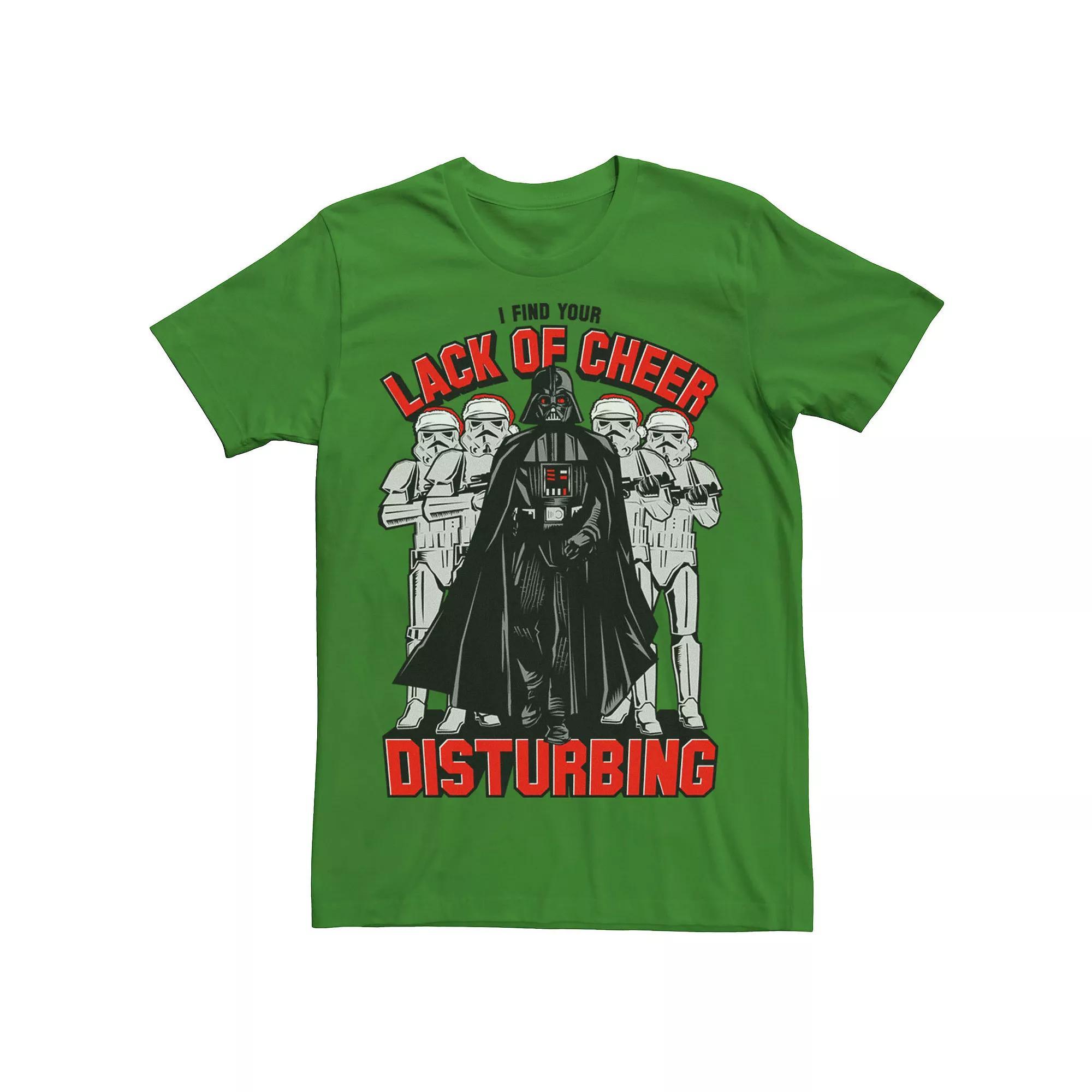 Men's Star Wars Darth Vader Lack Of Cheer Is Disturbing Tee, Size: 3XL, Kelly Product Image