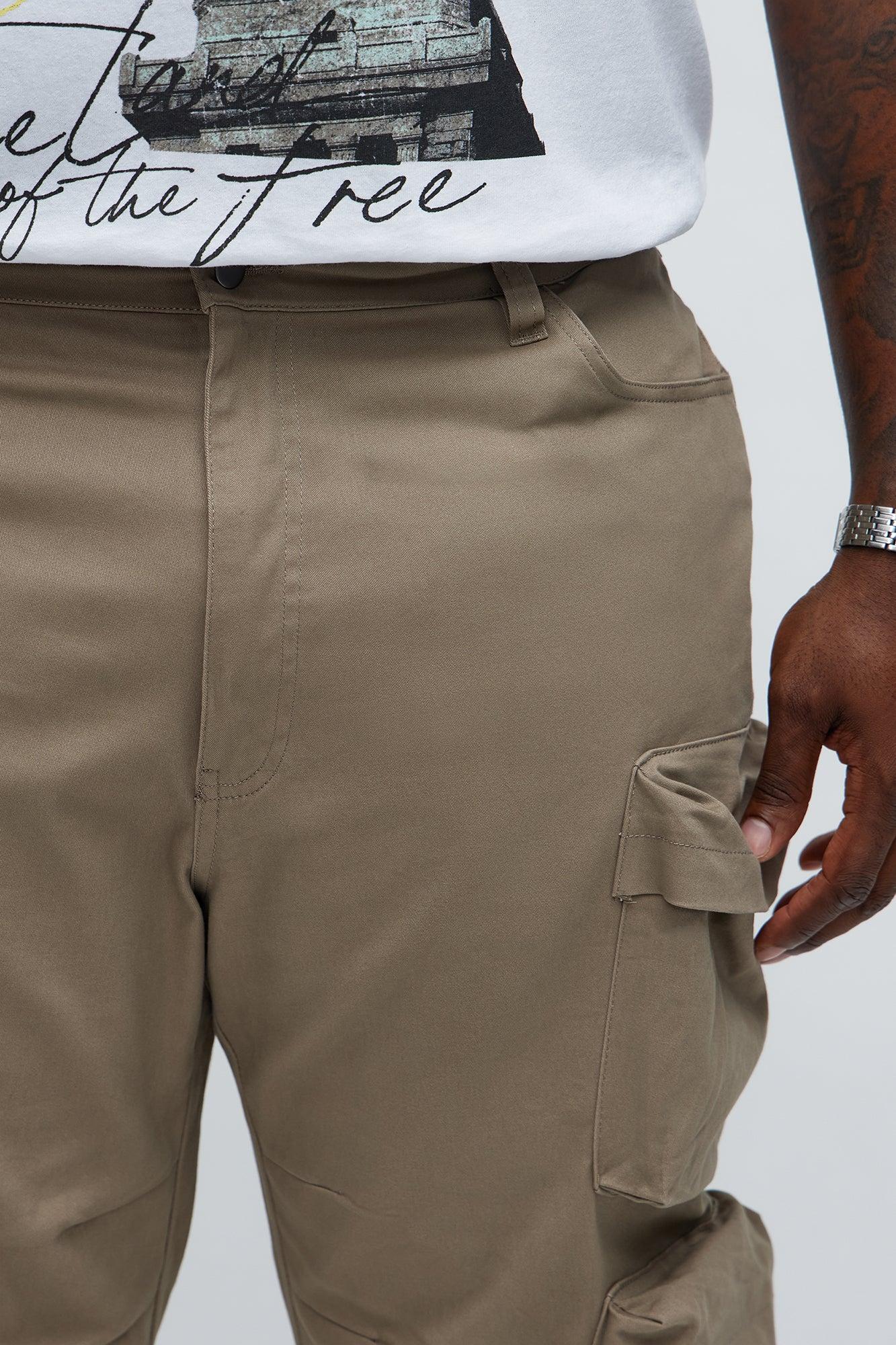 Slim My Kind Of Cargo Pants - Taupe Product Image