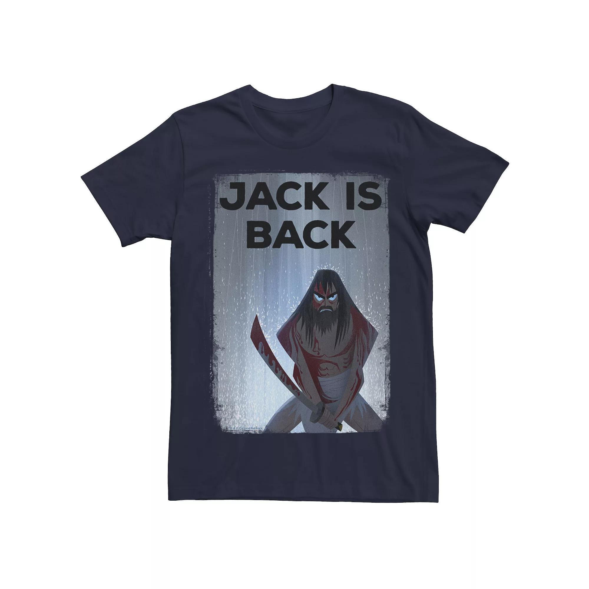 Mens Cartoon Network Samurai Jack Jack Is Back Rainwater Tee Red Product Image