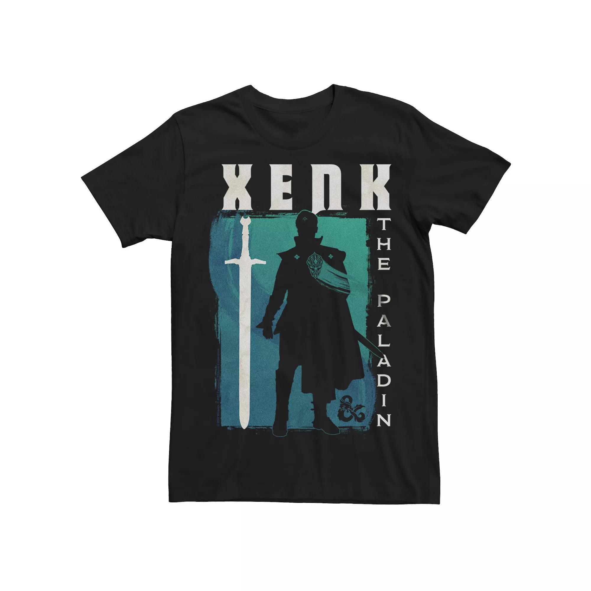 Mens Dungeons & Dragons Xenk The Paladin Silhouette Tee Product Image