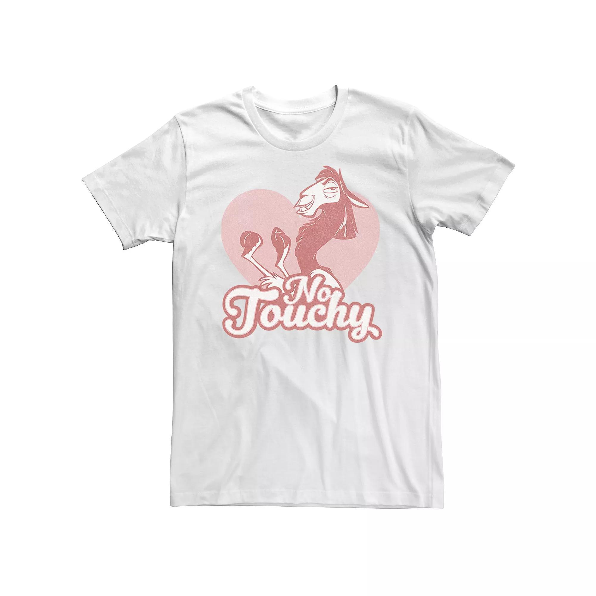 Men's The Emperor's New Groove Kuzco No Touchy Tee, Size: XL, White Product Image