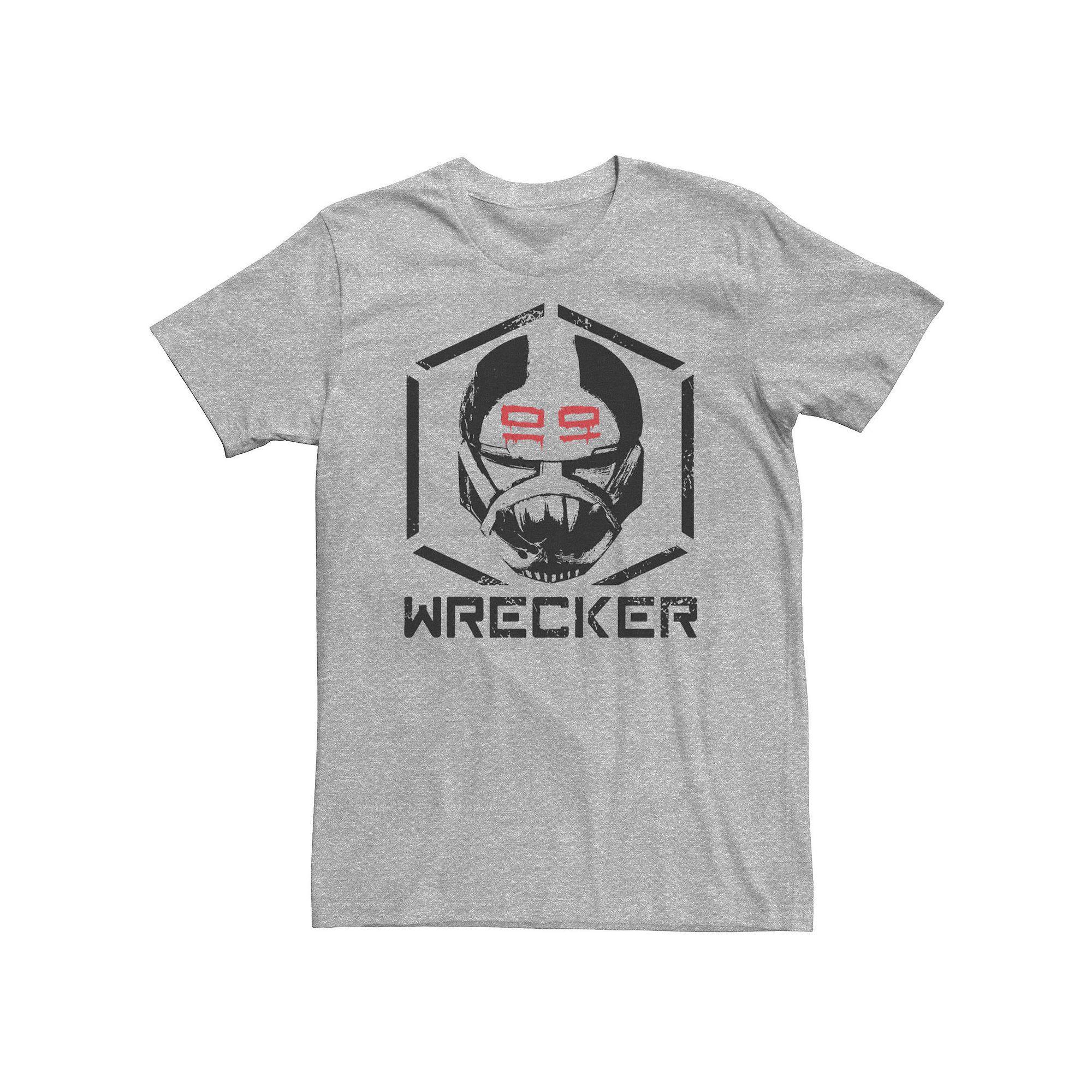 Big & Tall Star Wars: The Bad Batch Wrecker C1 Tee, Men's, Size: 4XL, Athletic Grey Product Image