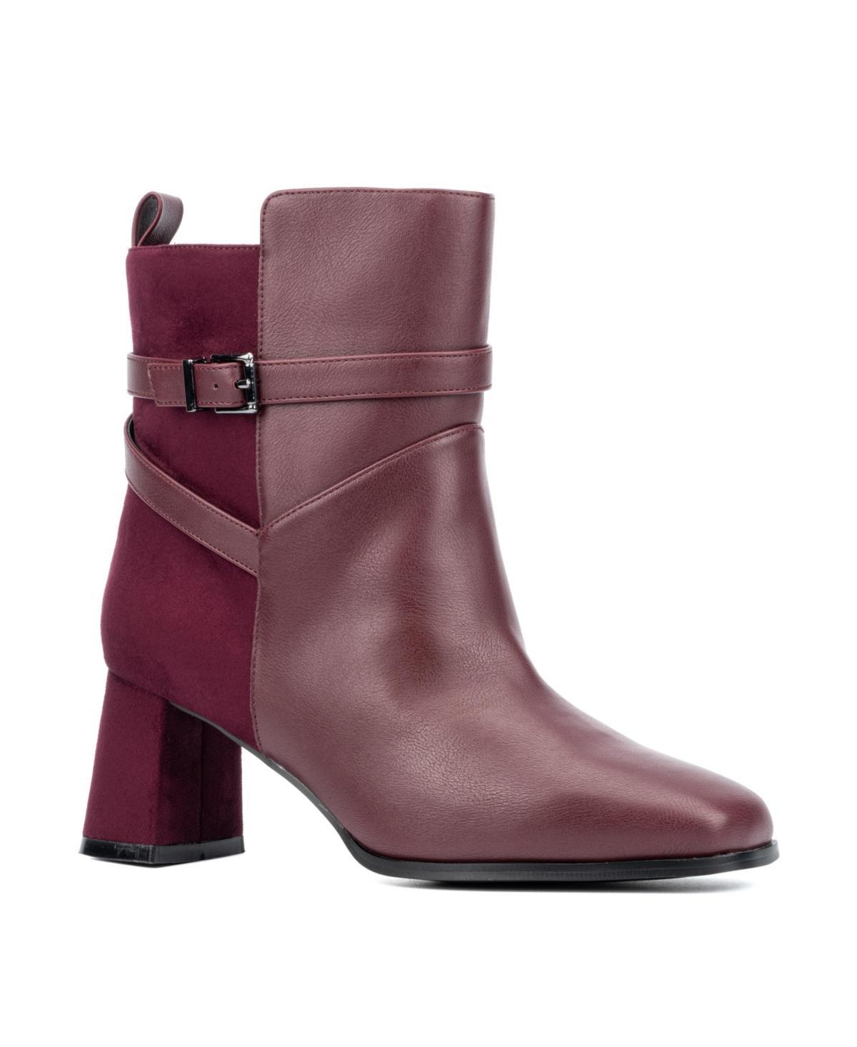 Fashion to Figure Malana Women's Wide Width Boots, Size: 9 Wide, Red Product Image