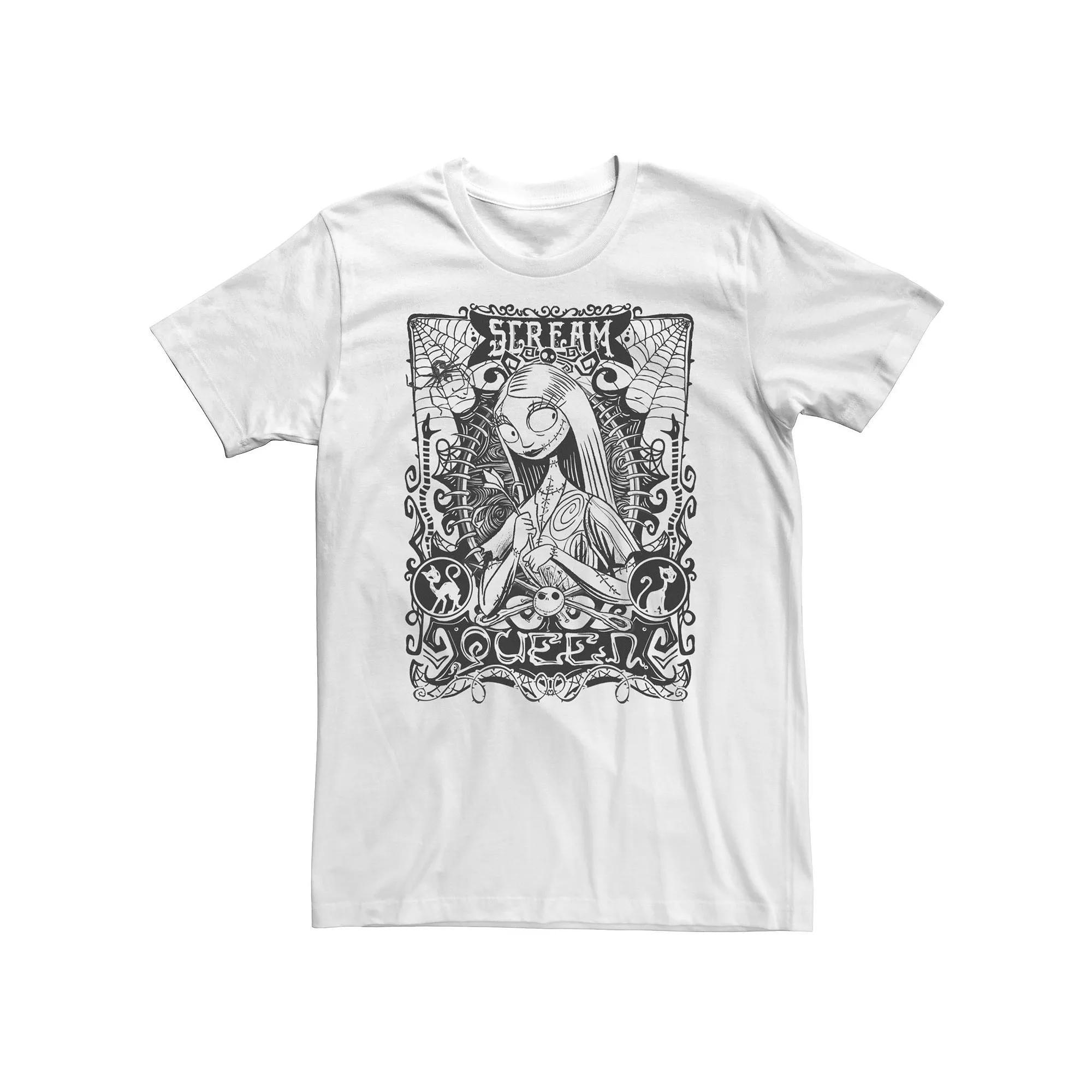 Big & Tall Disney The Nightmare Before Christmas Sally Scream Queen Tee, Mens Product Image