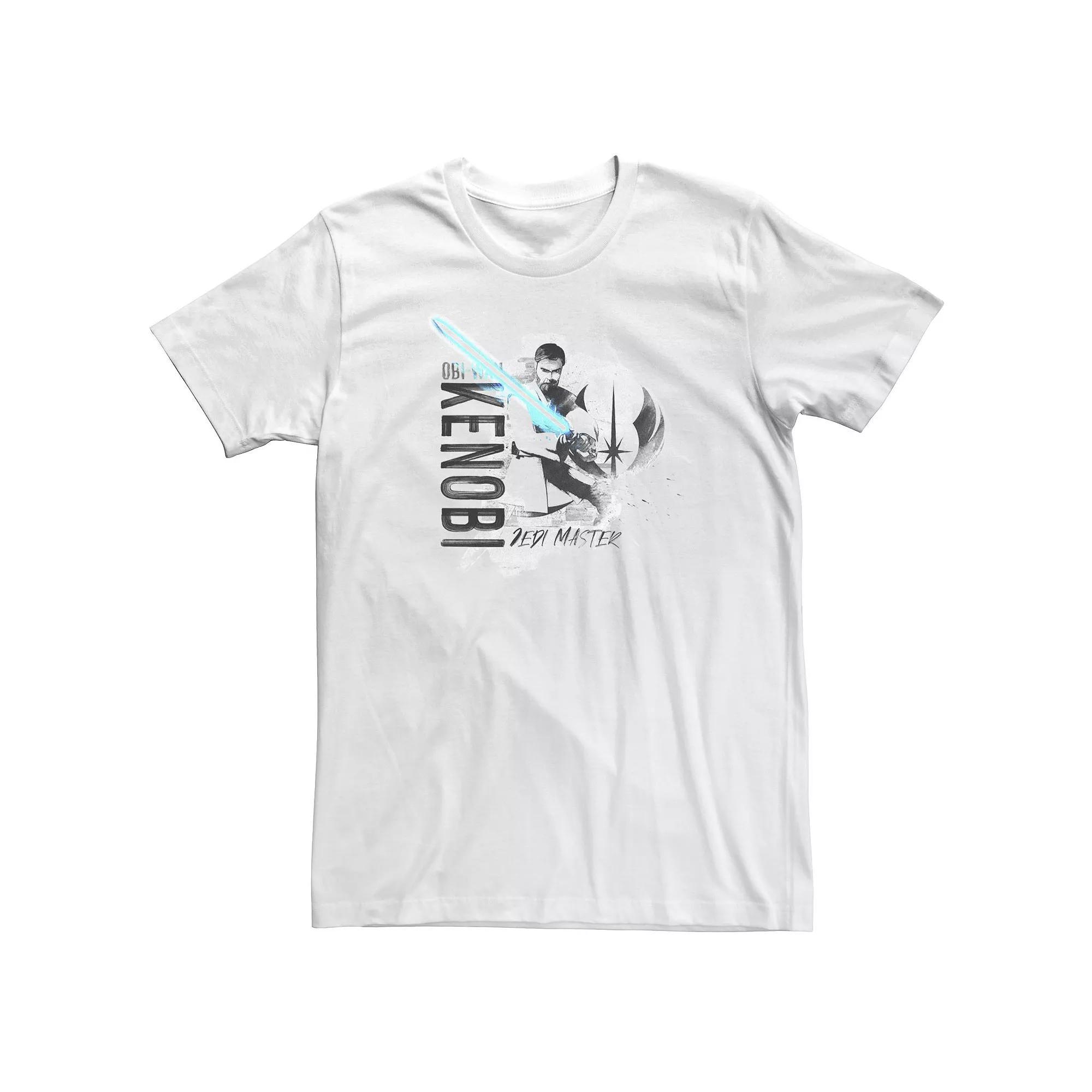 Big & Tall Star Wars Obi Collage Tee, Men's, Size: 3XL, White Product Image