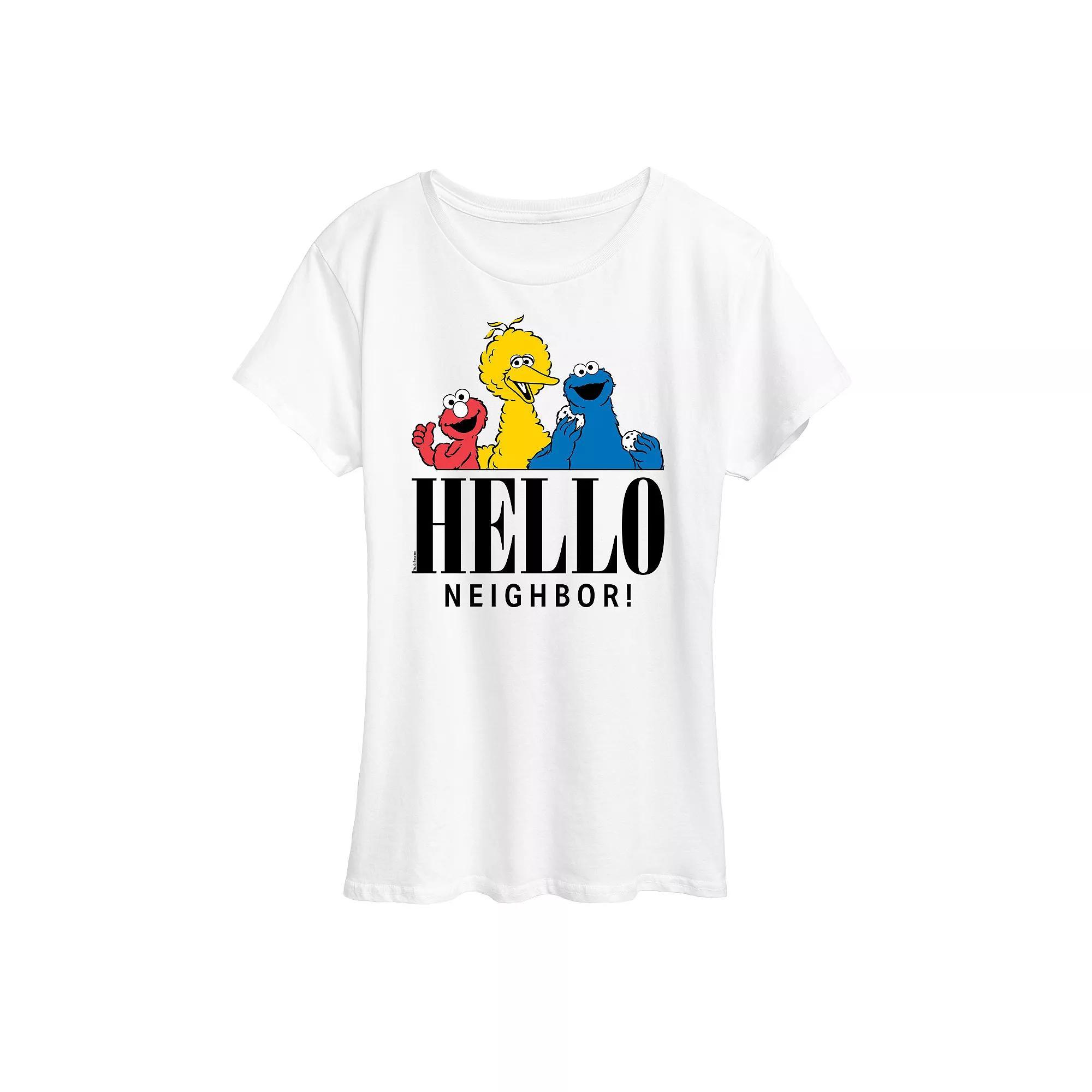 Womens Sesame Street Howdy Graphic Tee, Girls Product Image