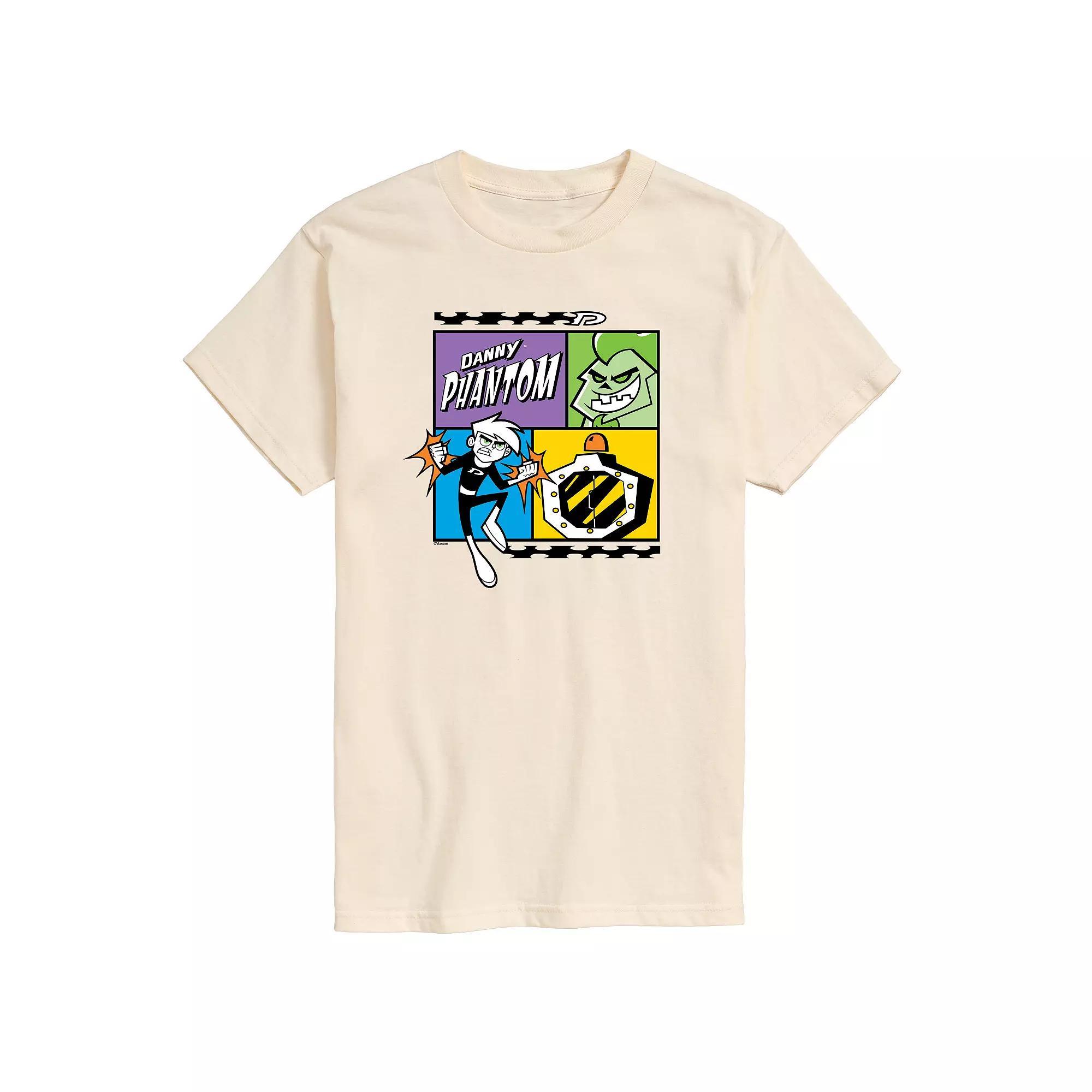 Mens Danny Phantom Grid Graphic Tee Ivory Product Image