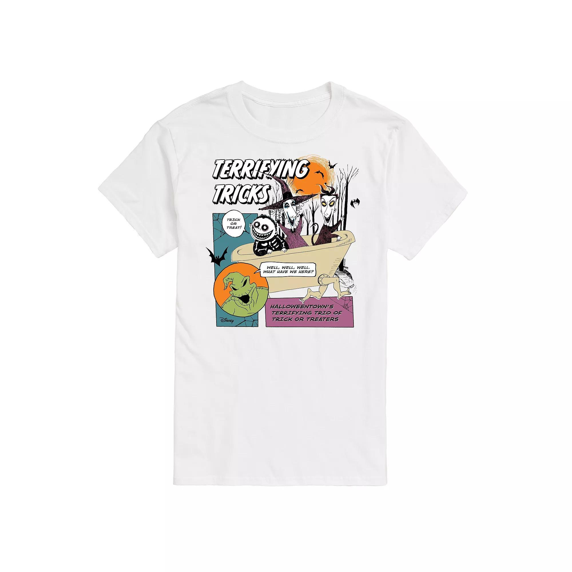 Disneys The Nightmare Before Christmas Mens Terrifying Graphic Tee Product Image