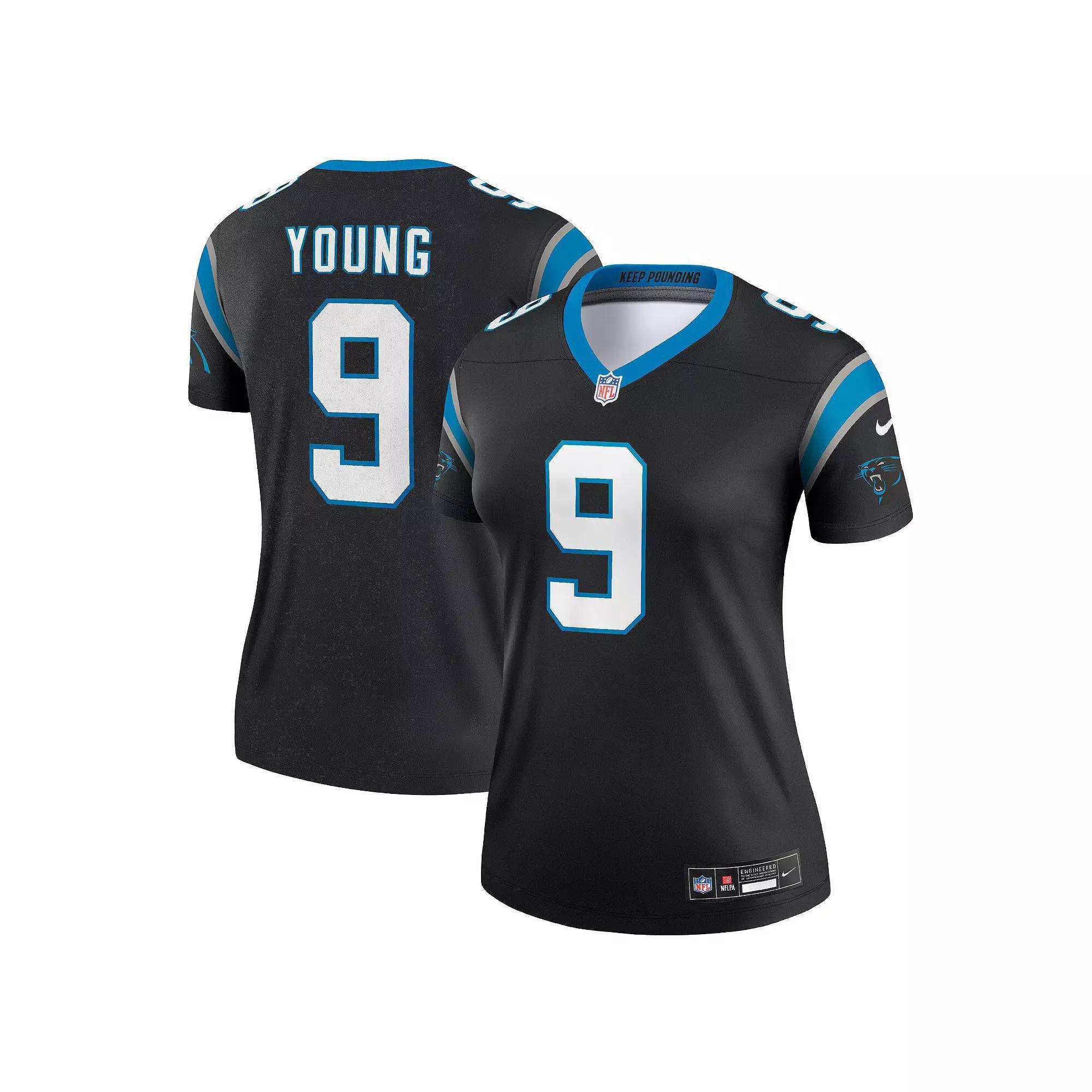 Women's Nike Bryce Young Black Carolina Panthers Legend Jersey, Size: Large Product Image