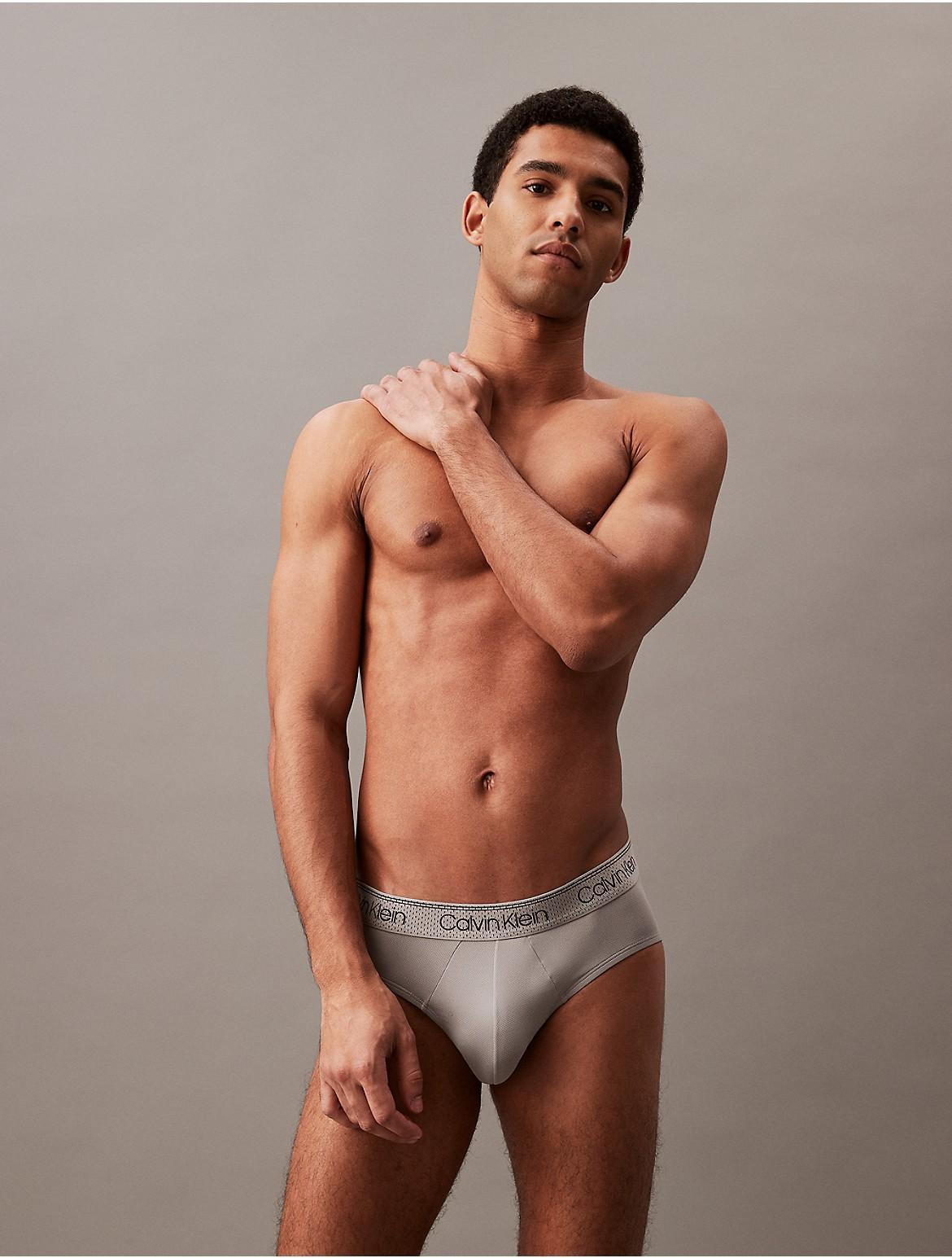 Calvin Klein Mens Micro Stretch Cooling Hip Brief - Black - XL Product Image