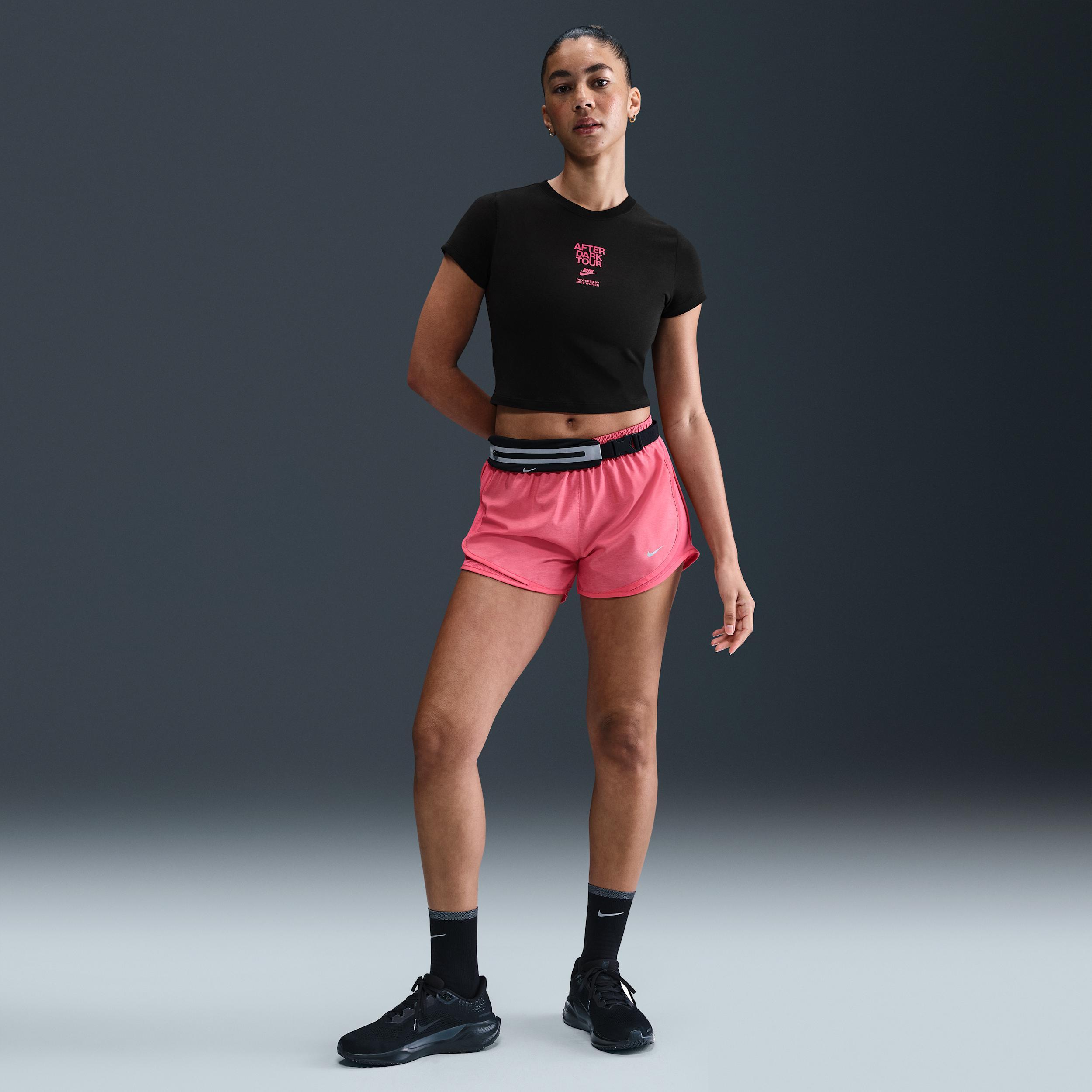 Nike After Dark Tour Women's Slim Short-Sleeve Cropped T-Shirt Product Image