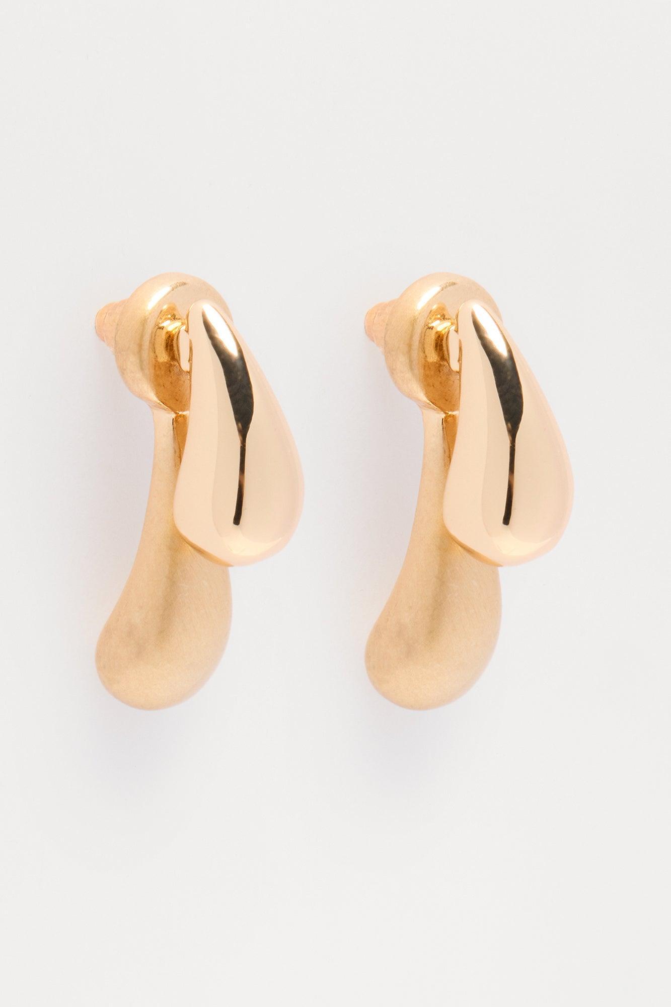 Just The Drop Stud Earrings - Gold Female Product Image