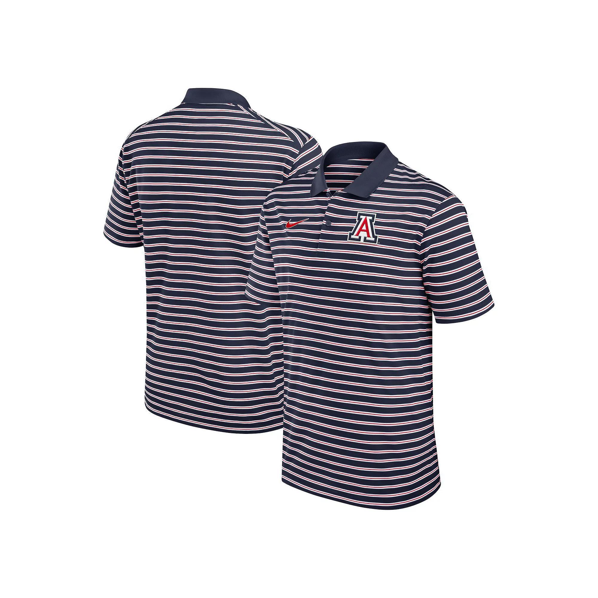 Men's Nike Royal/White Duke Blue Devils Primetime Victory Striped Performance Polo, Size: XXL Product Image