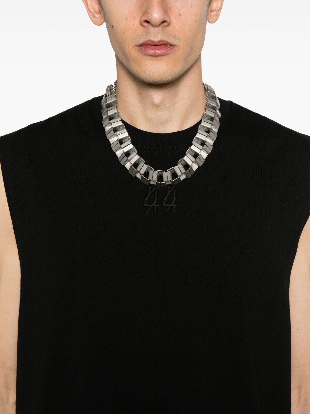 logo-embroidered vest Product Image