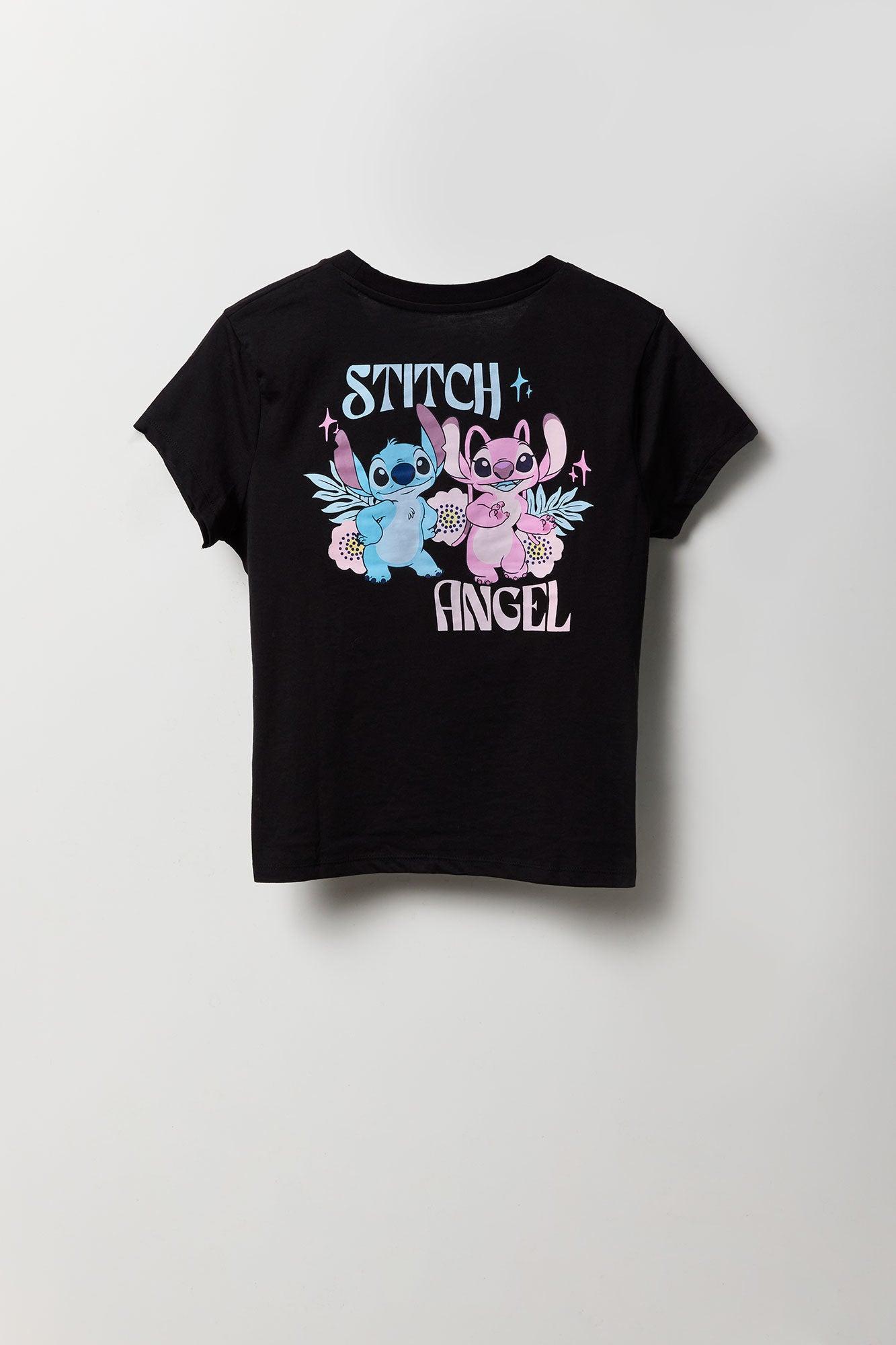 Stitch & Angel Graphic T-Shirt Female Product Image