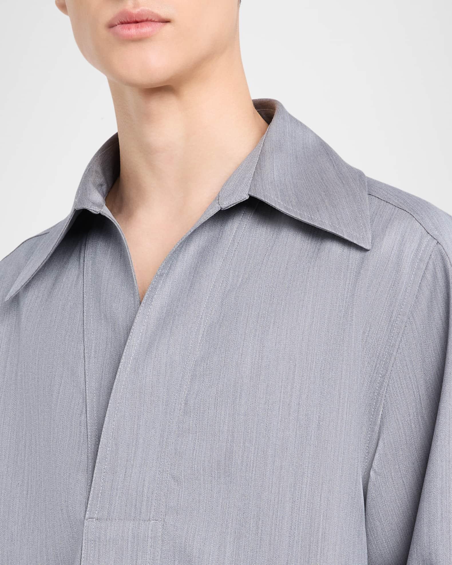 Men's Wool Chevron Popover Shirt Product Image
