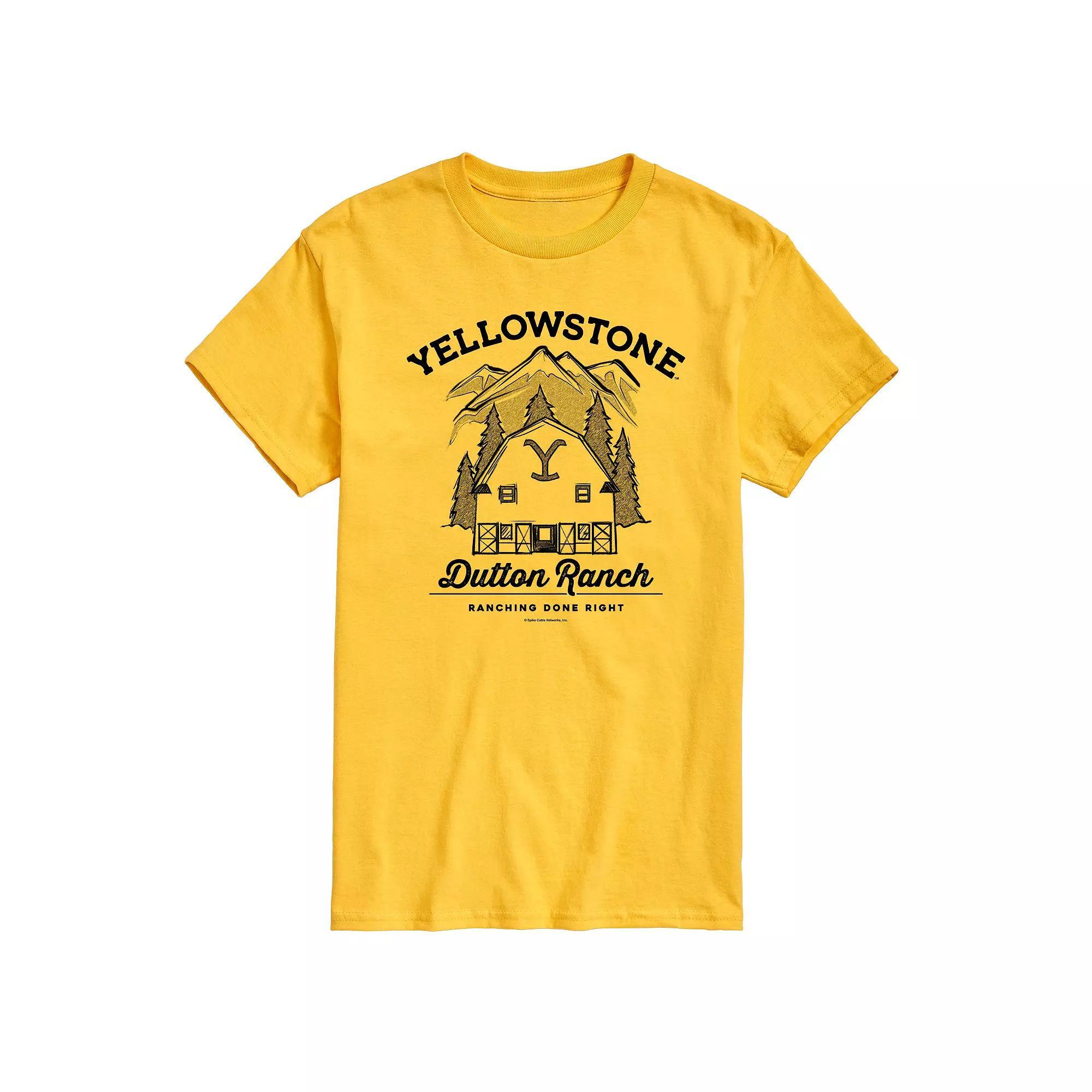 Mens Yellowstone Dutton Ranch Graphic Tee Product Image