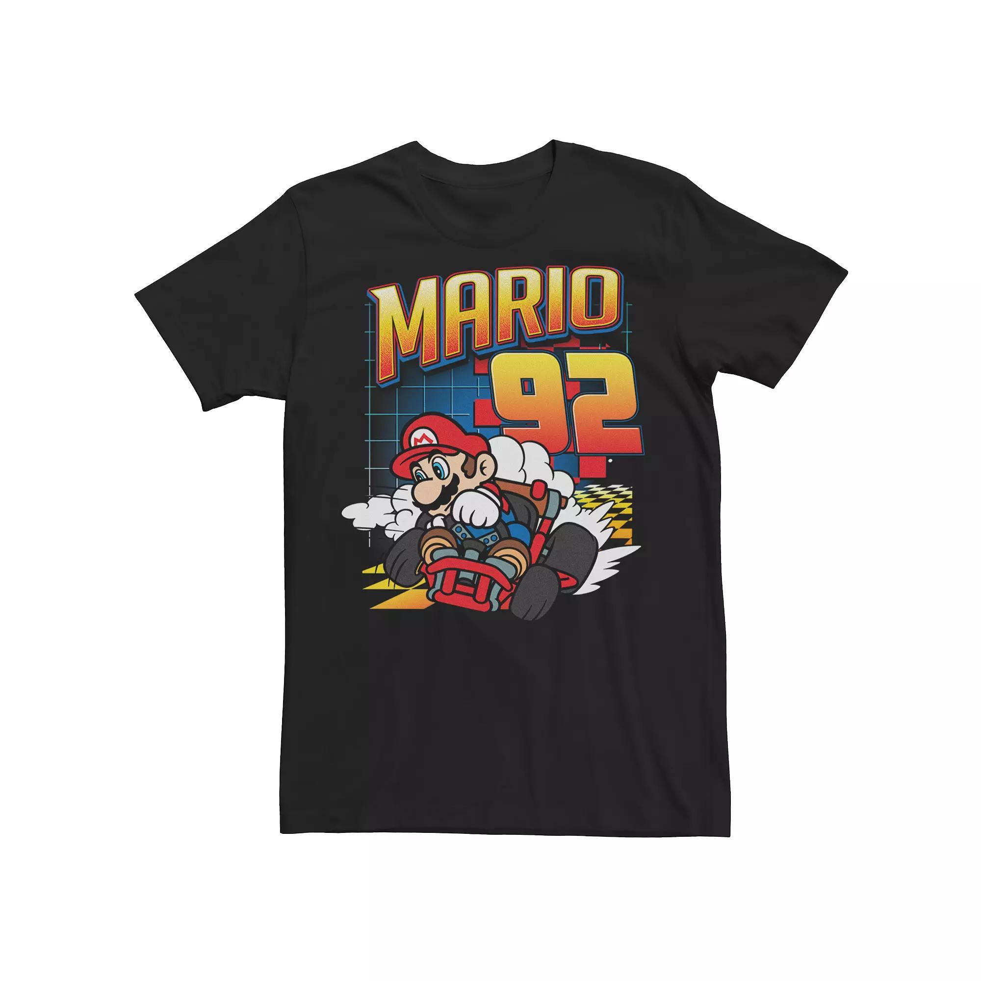 Mens Mario Kart Race 92 Tee Product Image
