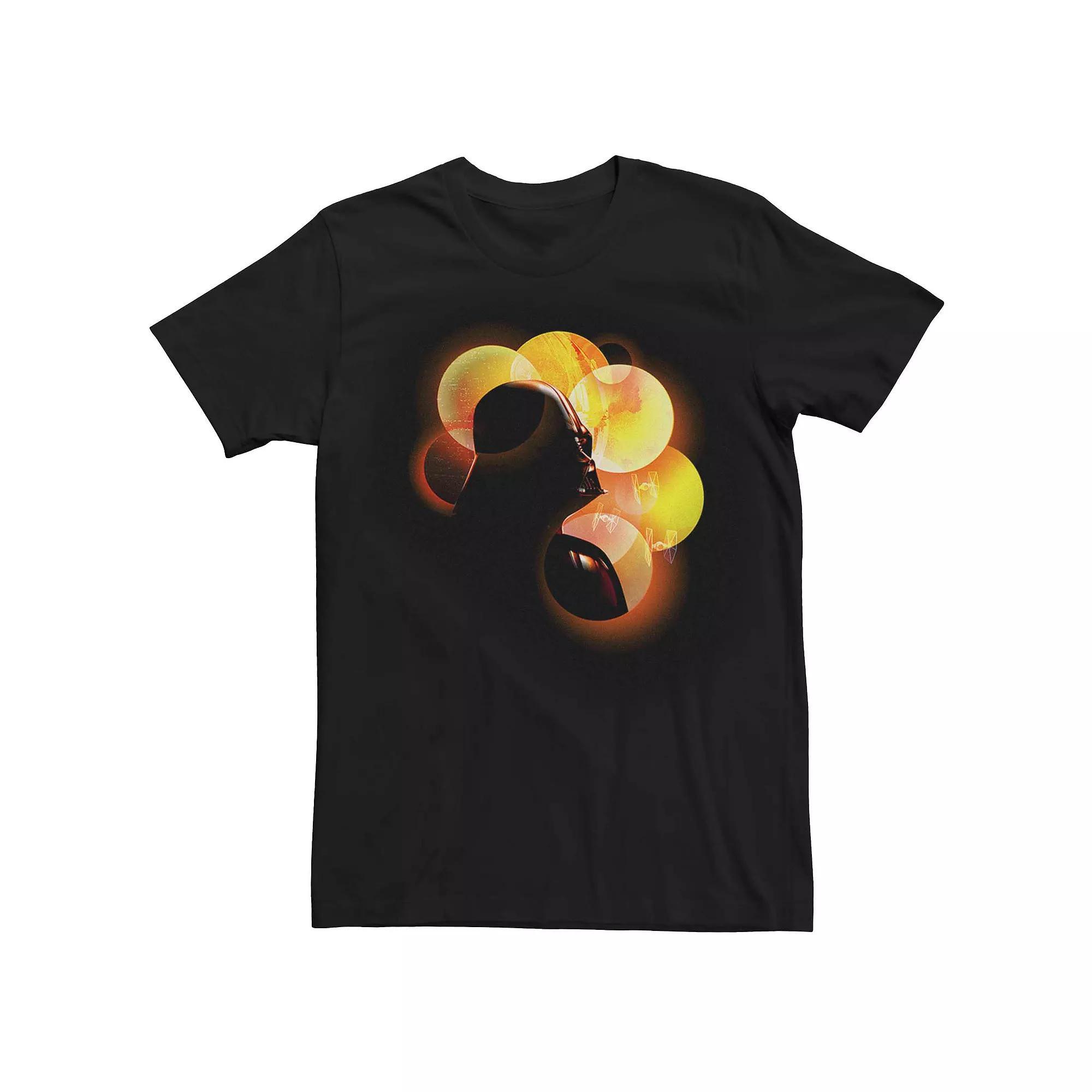 Men's Star Wars Darth Vader In The Lights Graphic Tee, Size: Large, Black Product Image