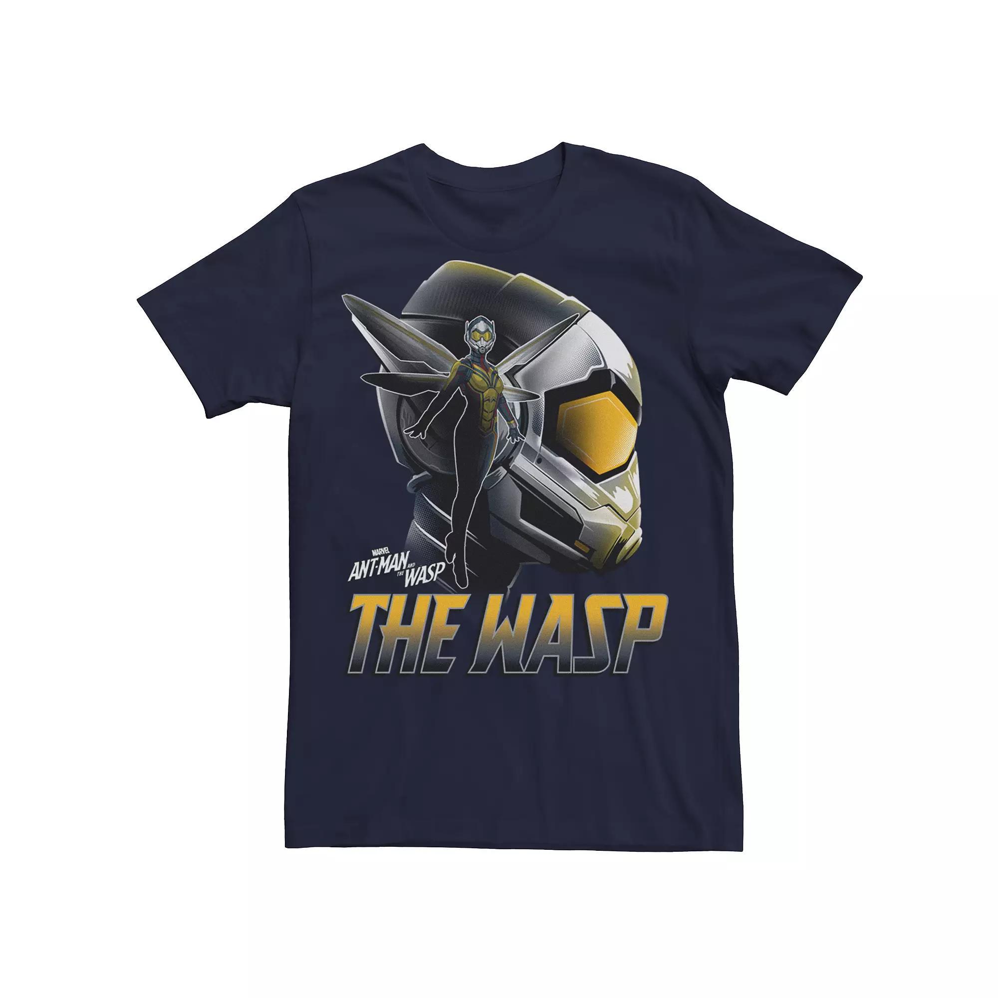 Men's Marvel Ant-Man & the Wasp Silhouette Graphic Tee, Size: Large, Blue Product Image
