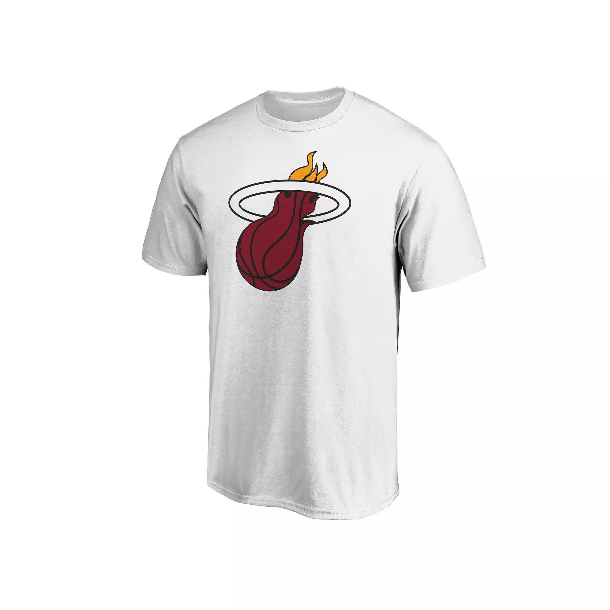 Men's Portland Trail Blazers Primary Logo Graphic Tee, Size: Small, Silver Product Image