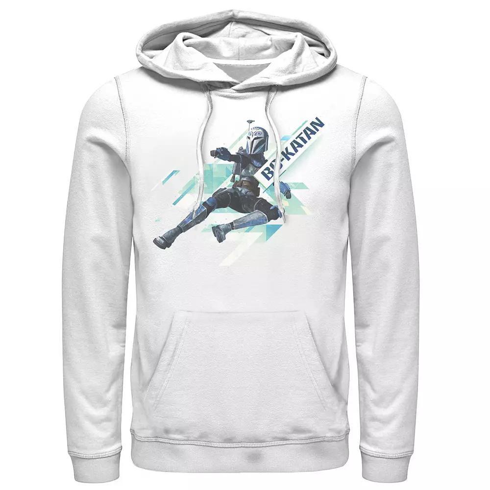 Men's Star Wars The Clone Wars Bo-Katan Portrait Hoodie, Size: XL, White Product Image