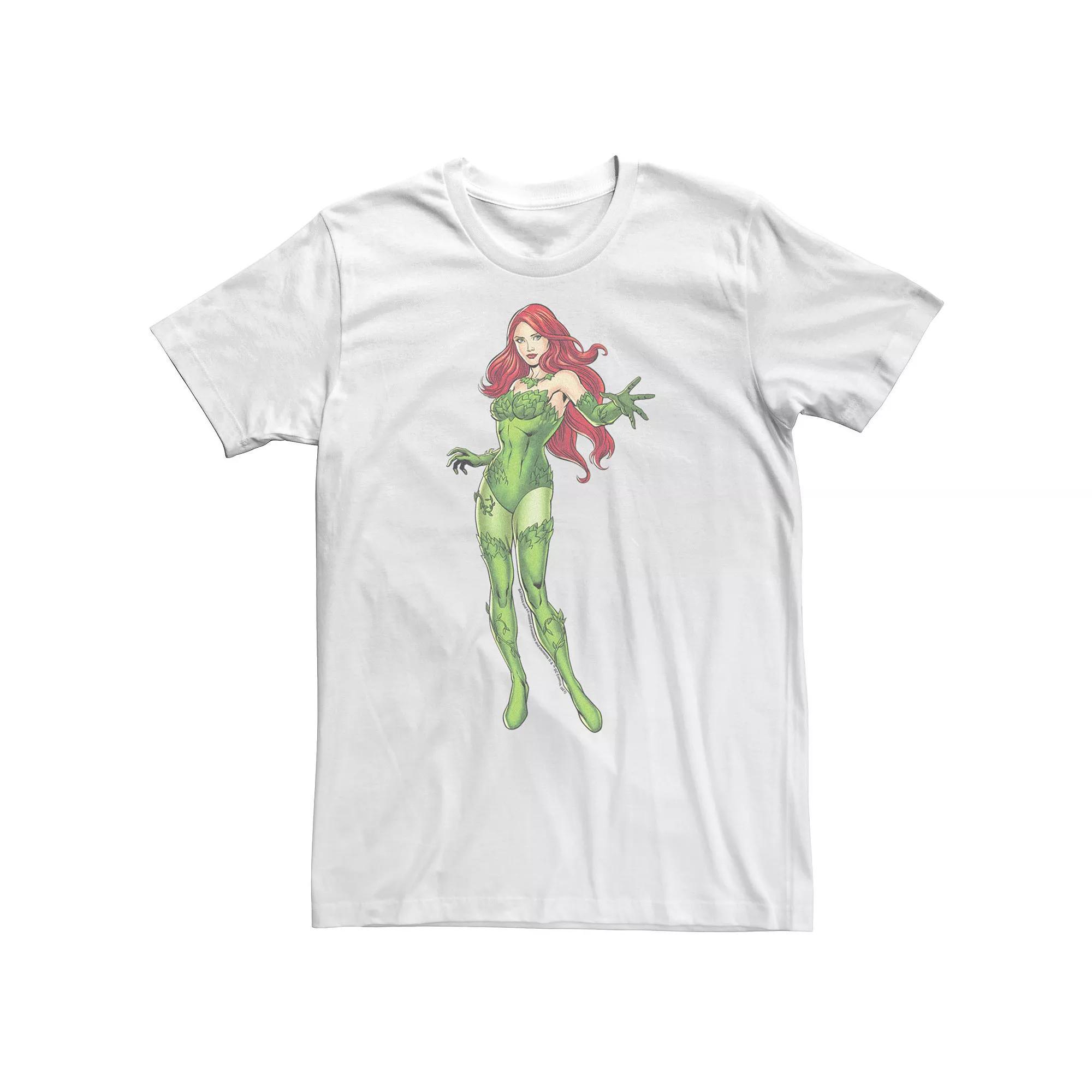 Big & Tall DC Comics Earth Day Poison Ivy Full Figure Standing Reach Tee, Men's, Size: 3XL, White Product Image
