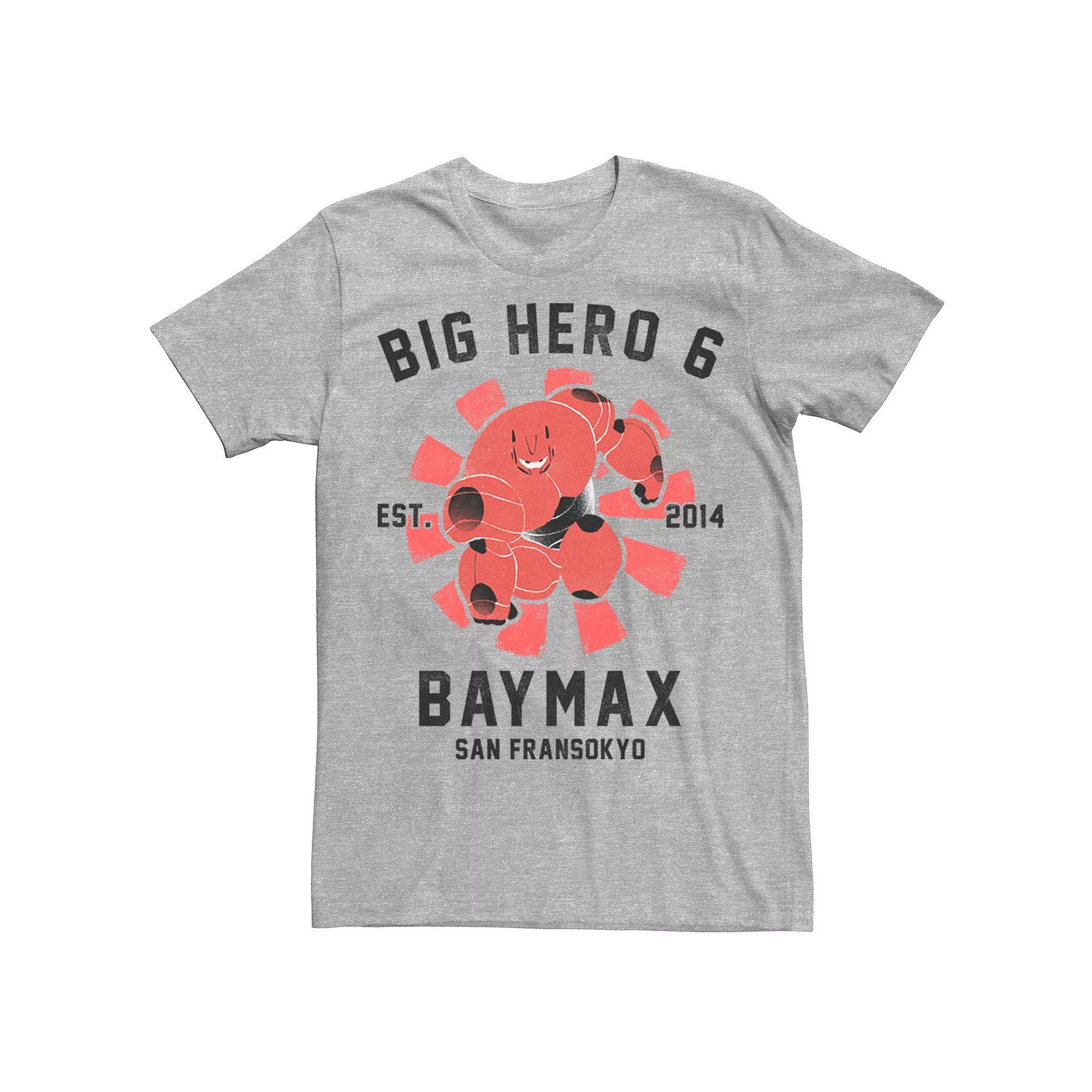 Disney's Big Hero 6 Baymax Men's Poster Tee, Size: XXL, Athletic Grey Product Image