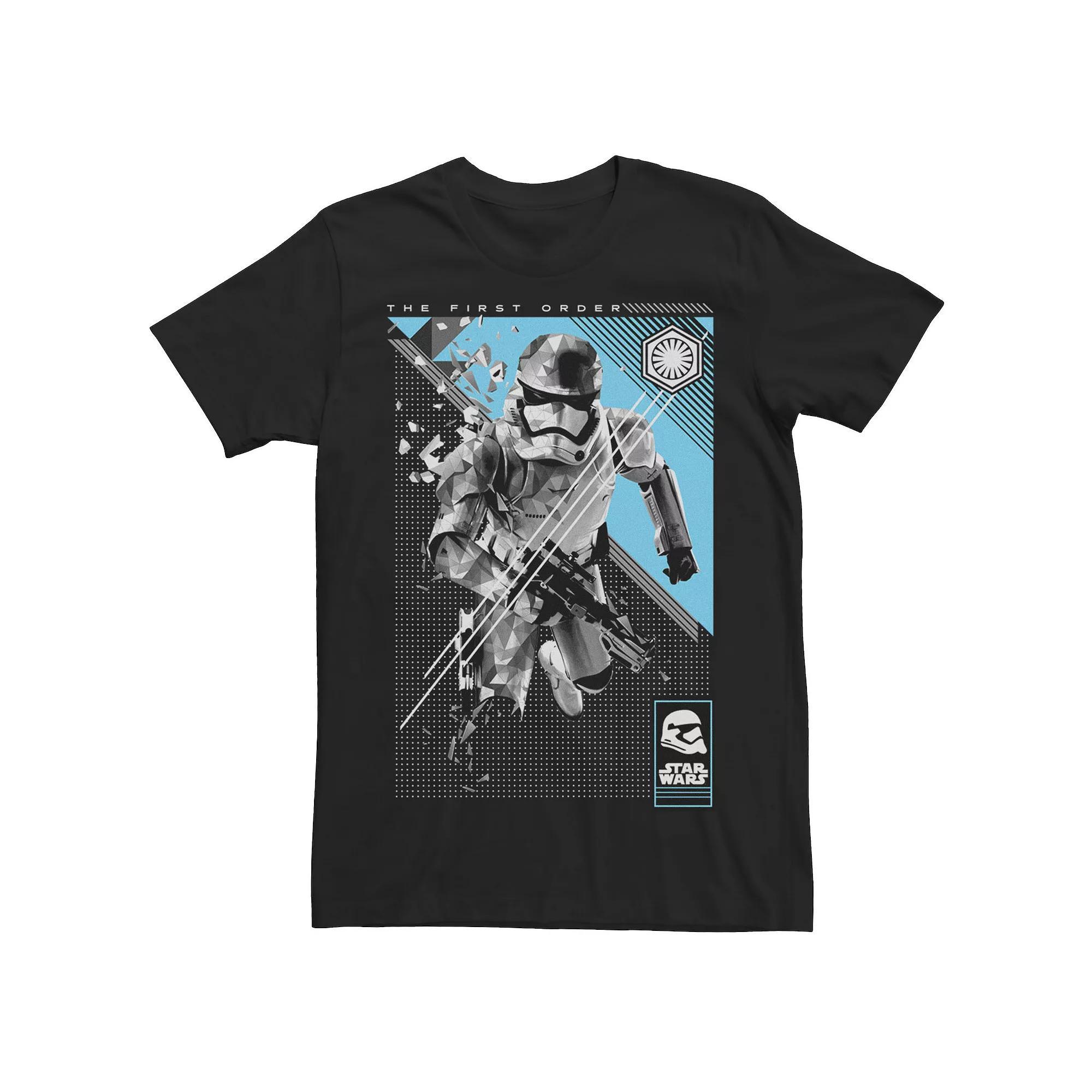 Men's Star Wars Poly Stormtrooper Poster Tee, Size: XL, Black Product Image