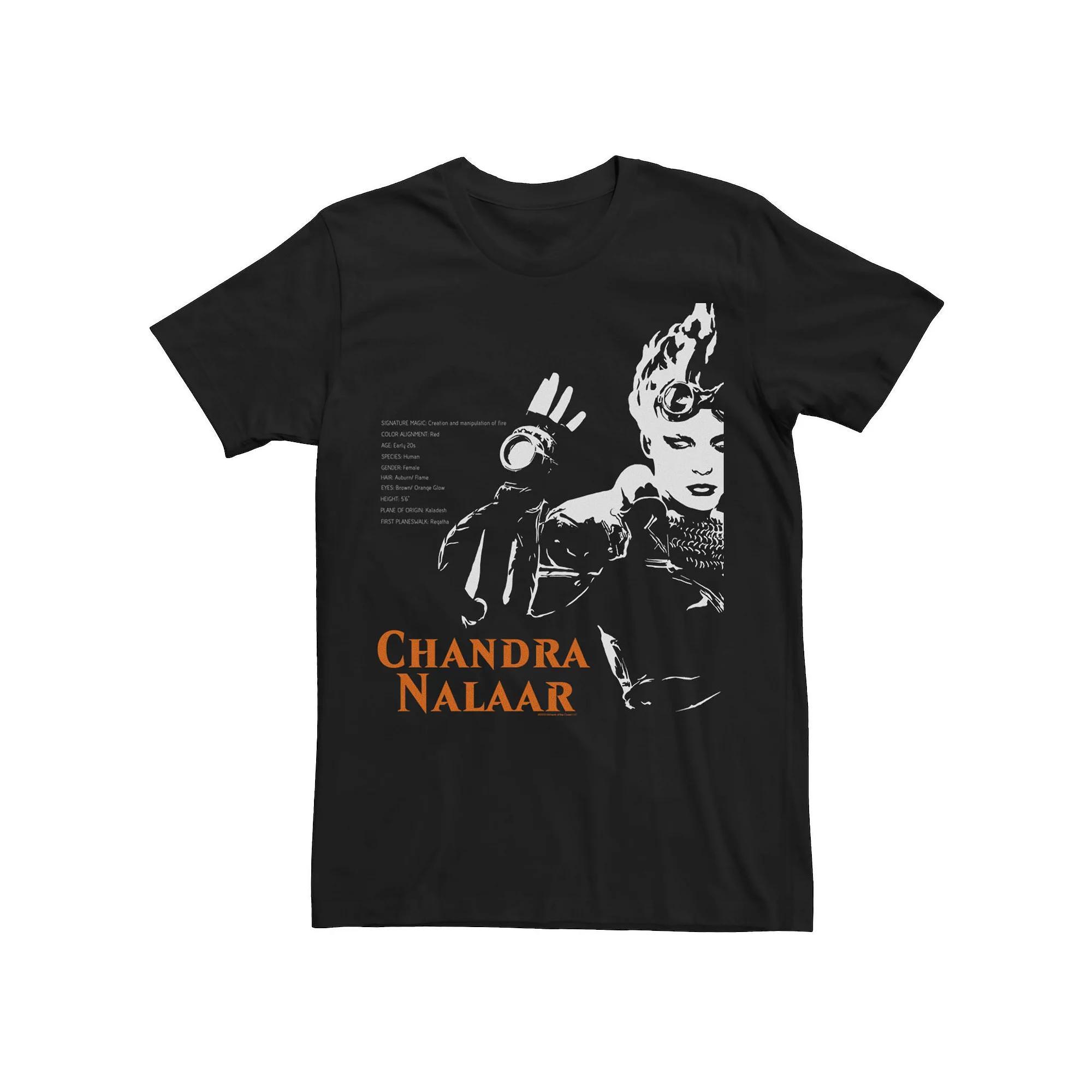 Men's Magic The Gathering Ch&ra Stats Poster Tee, Size: XXL, Black Product Image