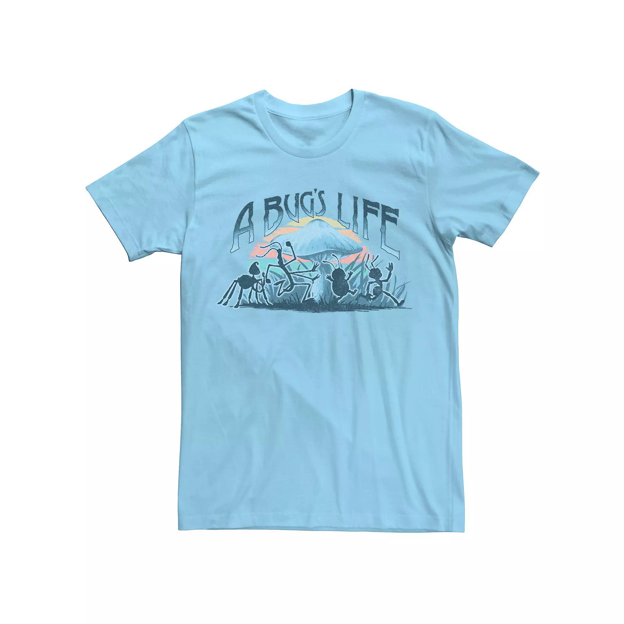 Disney / Pixars A Bugs Life Mens Giant Mushroom Bug Silhouettes Tee Product Image