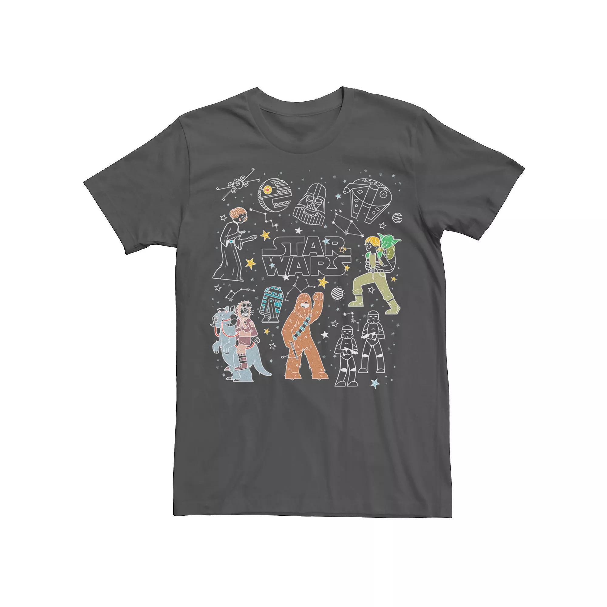 Men's Fantasy Football Legend Graphic Tee, Size: XL, Navy Grey Product Image