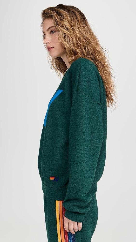 Aviator Nation Logo Crew Sweatshirt | Shopbop Product Image