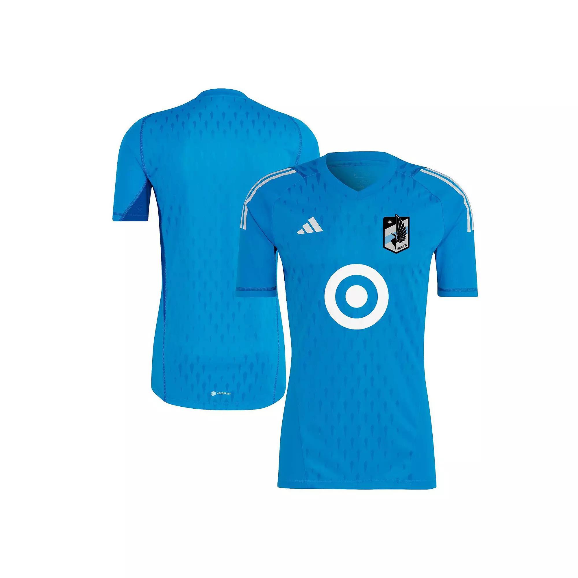 Mens adidas Blue Minnesota United FC 2023 Replica Goalkeeper Jersey Product Image