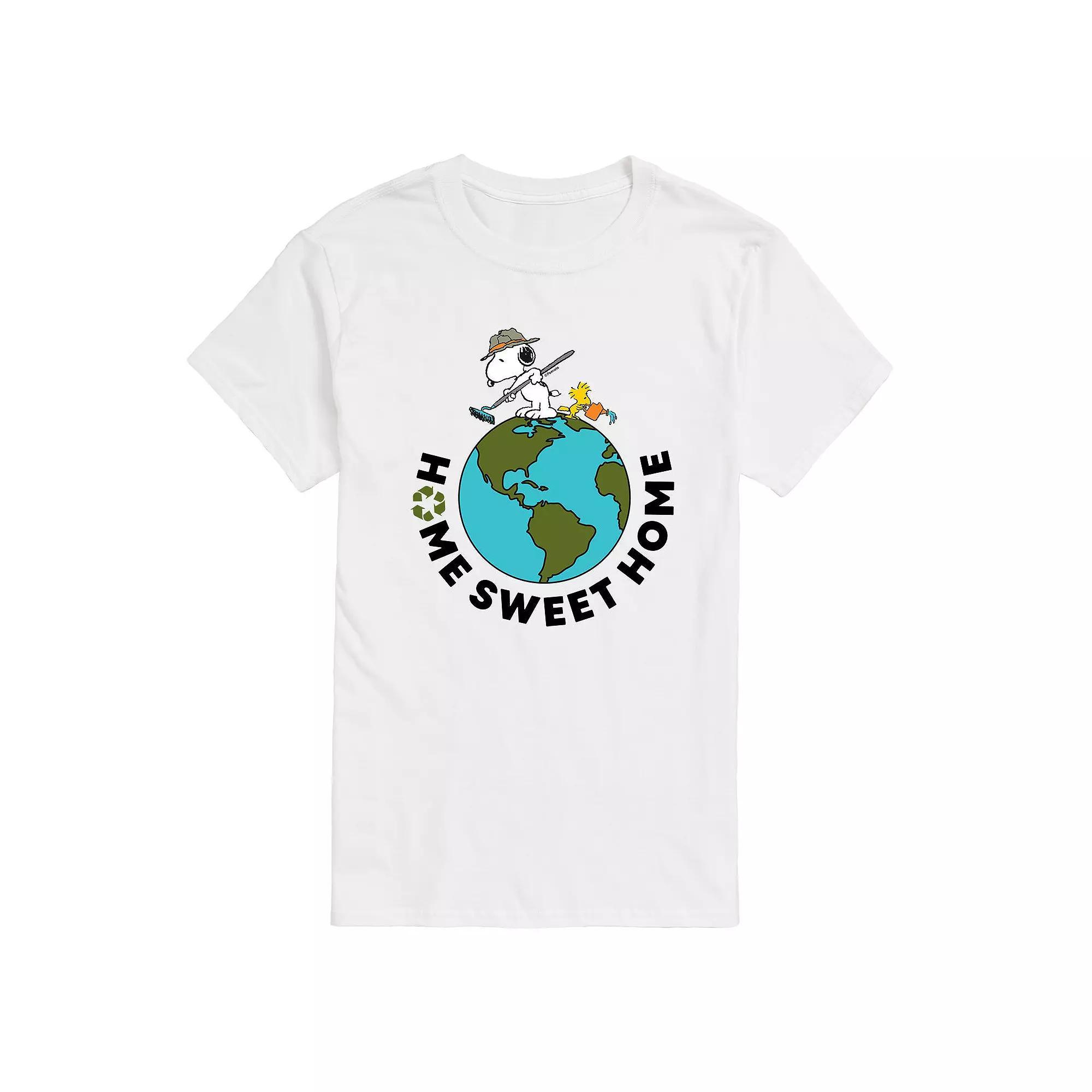 Mens Peanuts Home Sweet Home Tee Product Image
