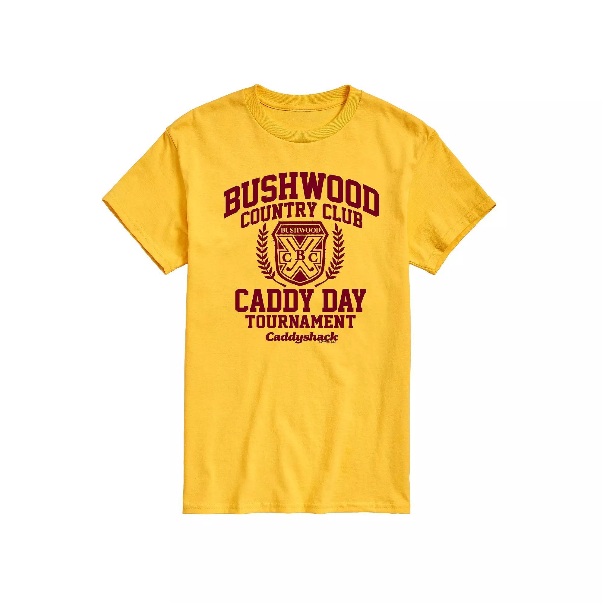 Men's Caddy Shack Bushwood Graphic Tee, Size: Small, Yellow Product Image