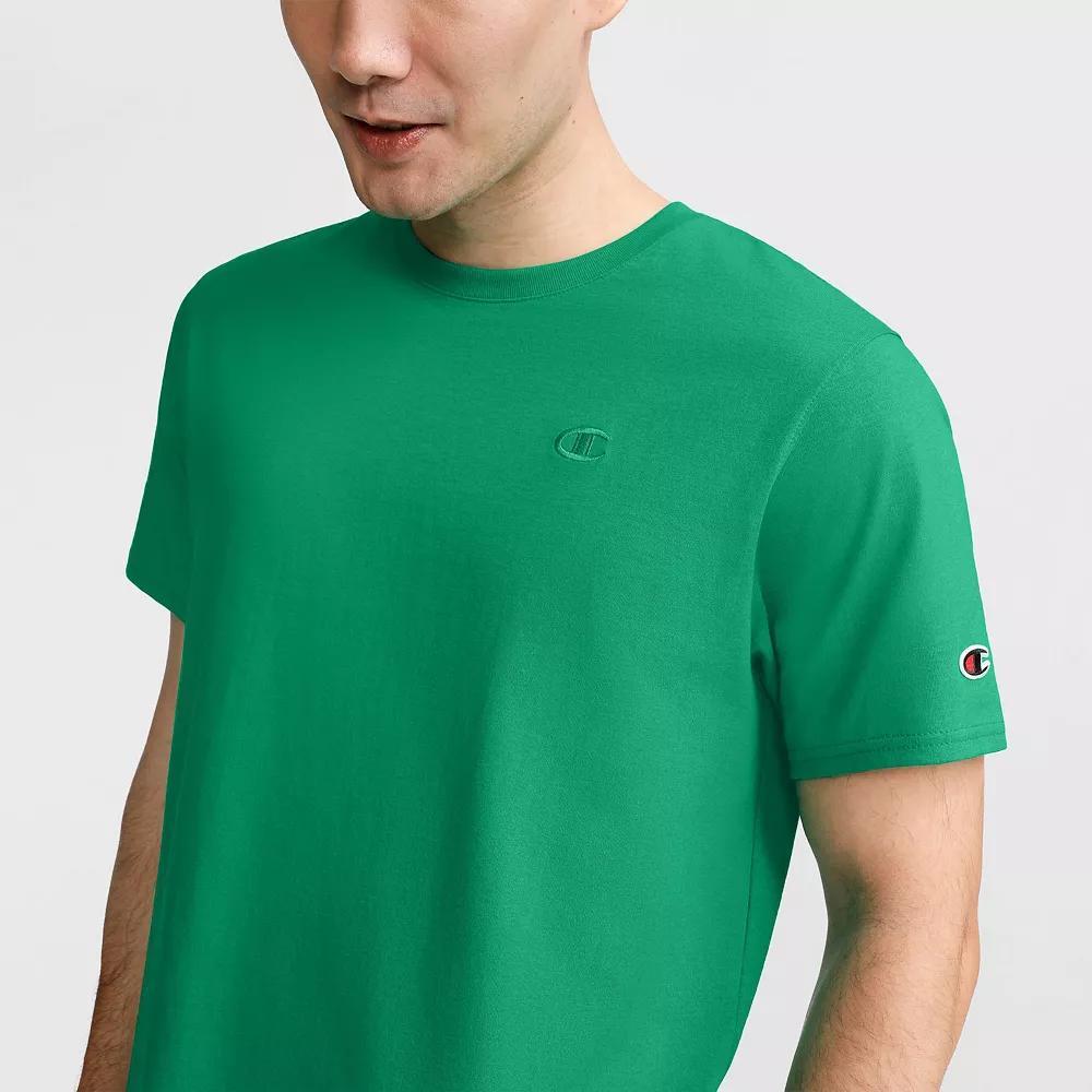Mens Champion Classic Jersey Tee Granite Grey Product Image