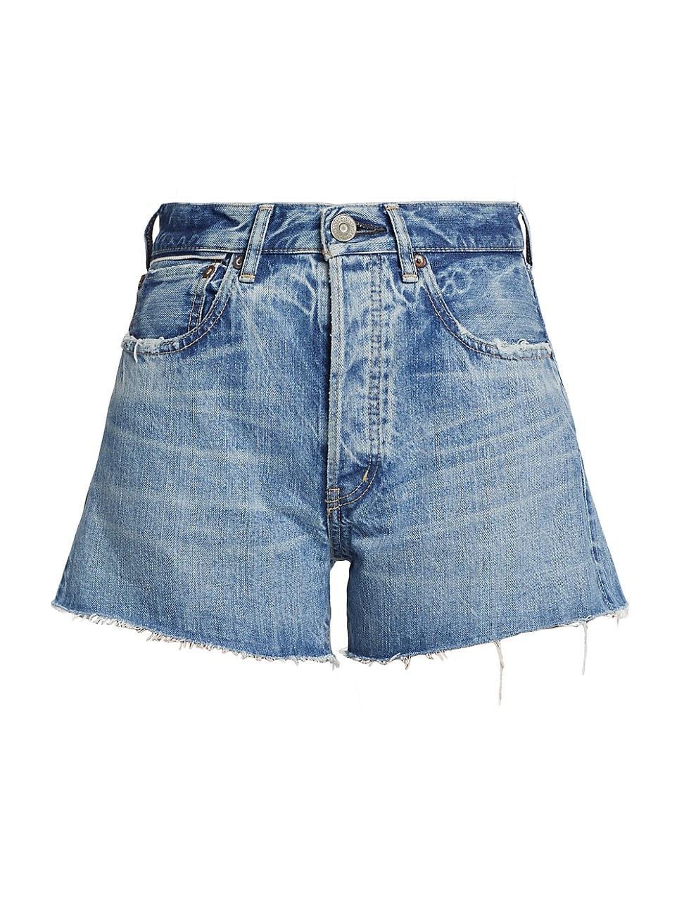 Womens Dalemere Denim Cutoff Shorts Product Image