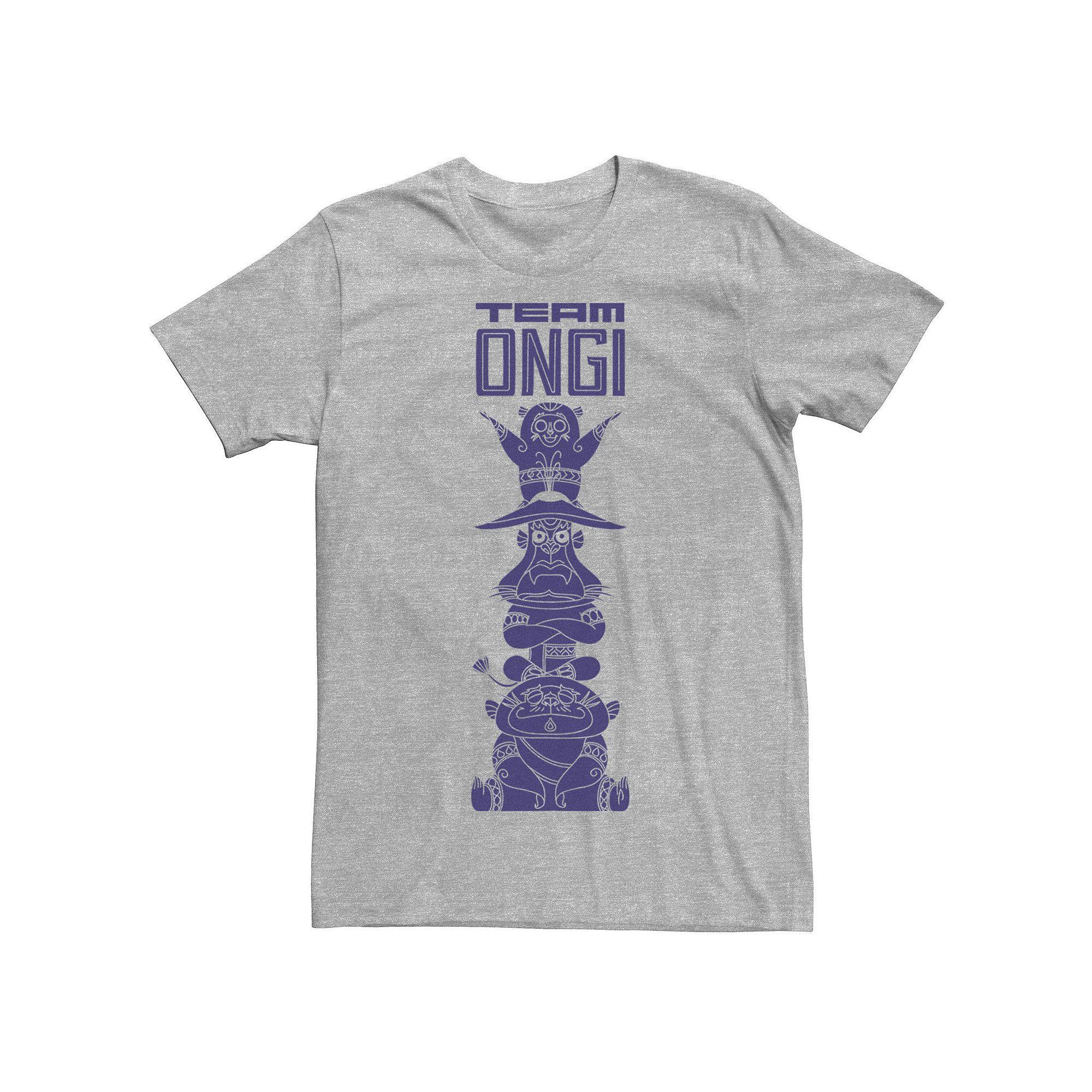 Disney's Raya And The Last Dragon Team Ongi Stack Men's Tee, Size: Medium, Athletic Grey Product Image