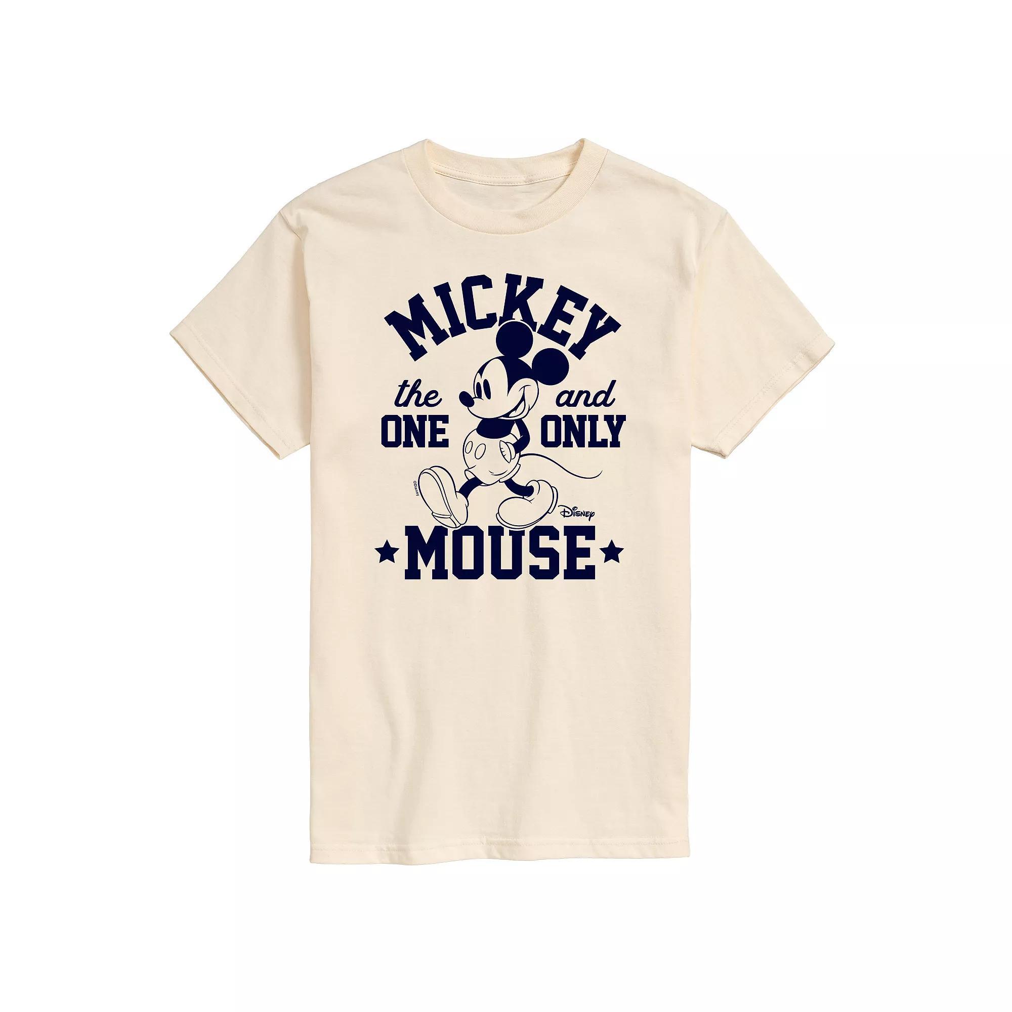 Disney's Mickey Mouse Men's One and Only Graphic Tee, Size: Medium, Red Product Image