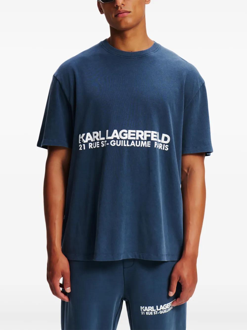 Emory Heathered Spencer Cotton T-Shirt Product Image